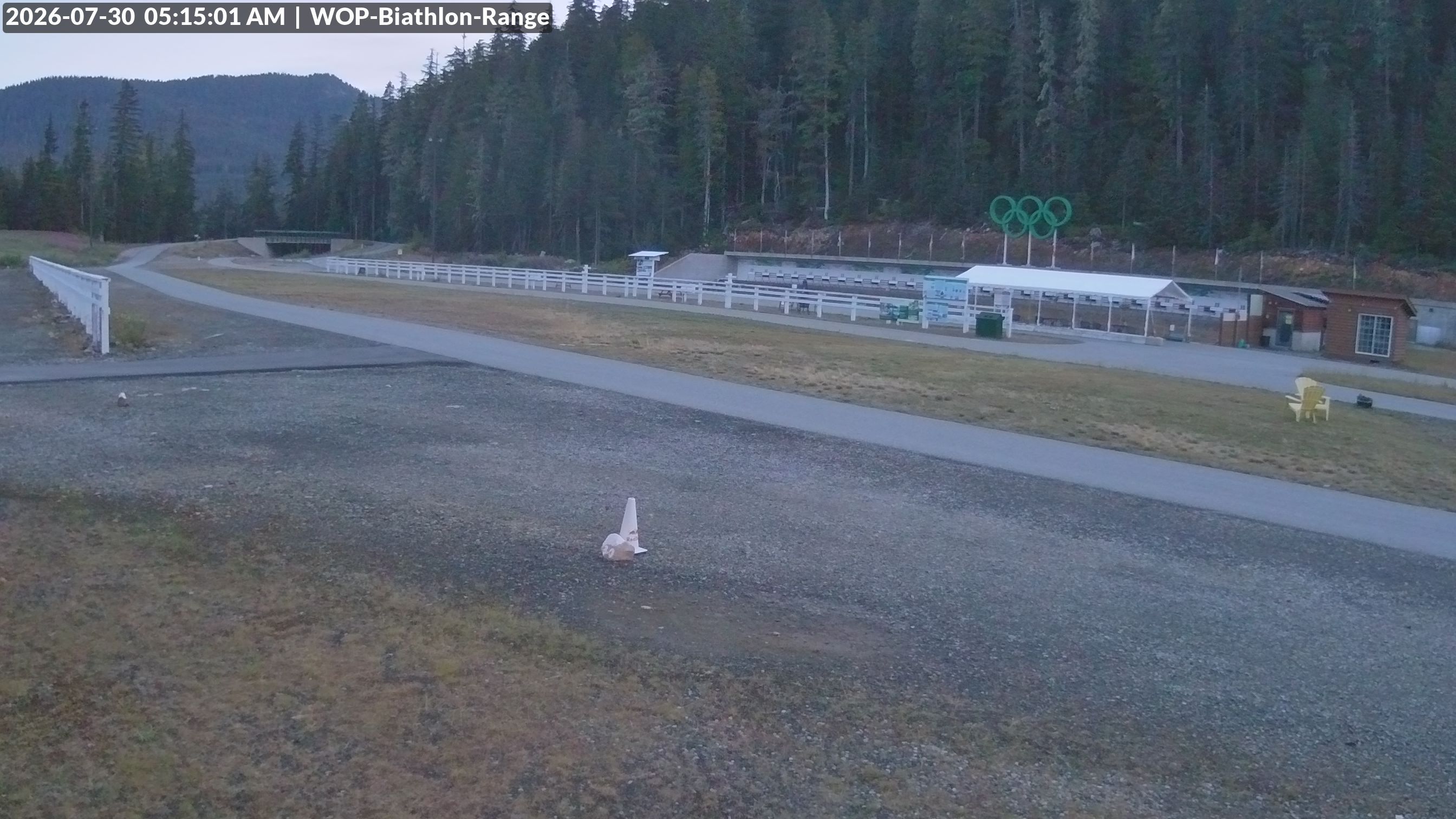 View looking North East to the Olympic Biathlon Range