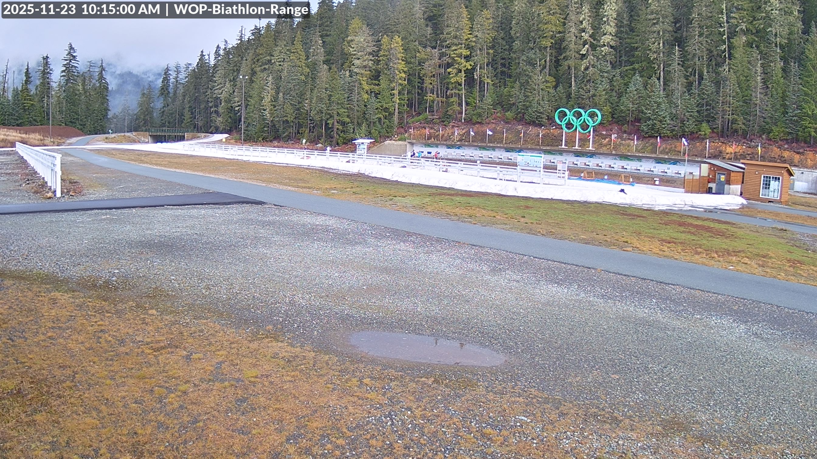 View looking North East to the Olympic Biathlon Range