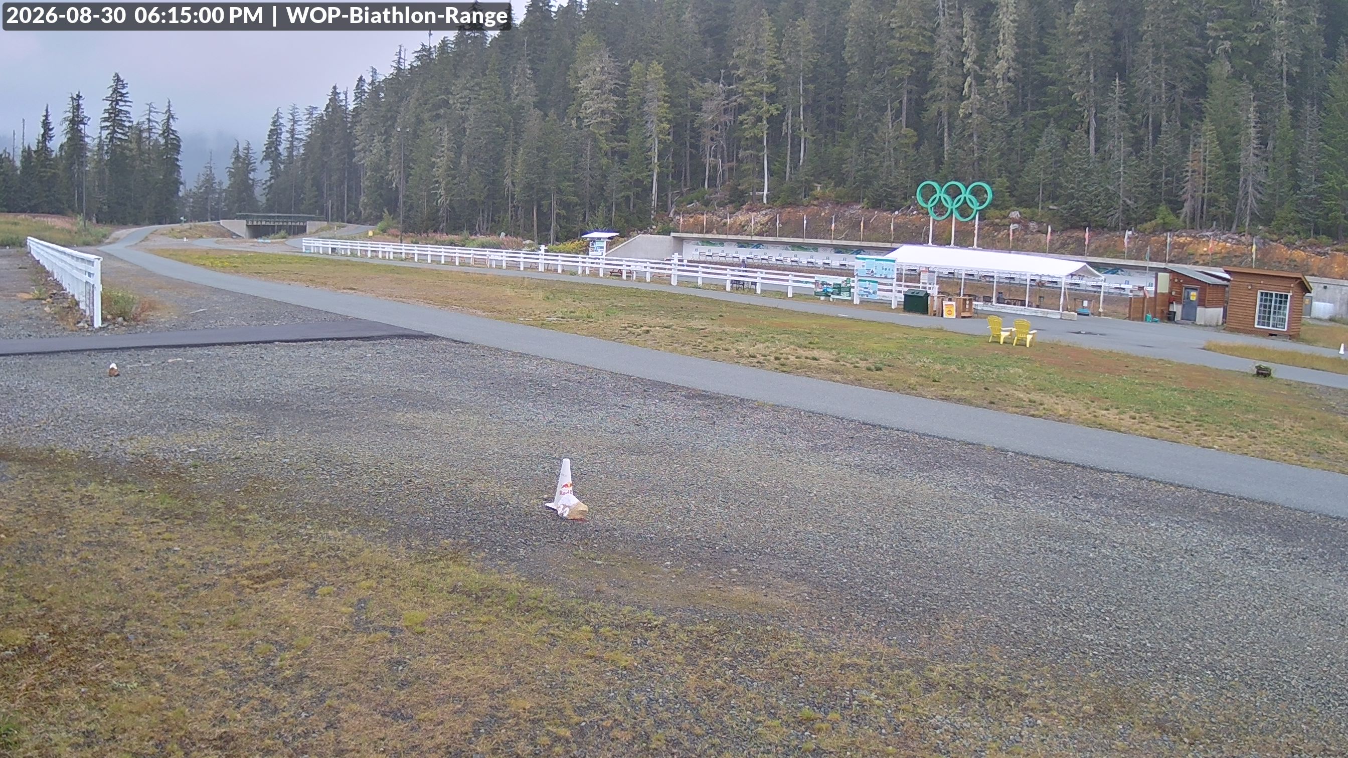 View looking North East to the Olympic Biathlon Range