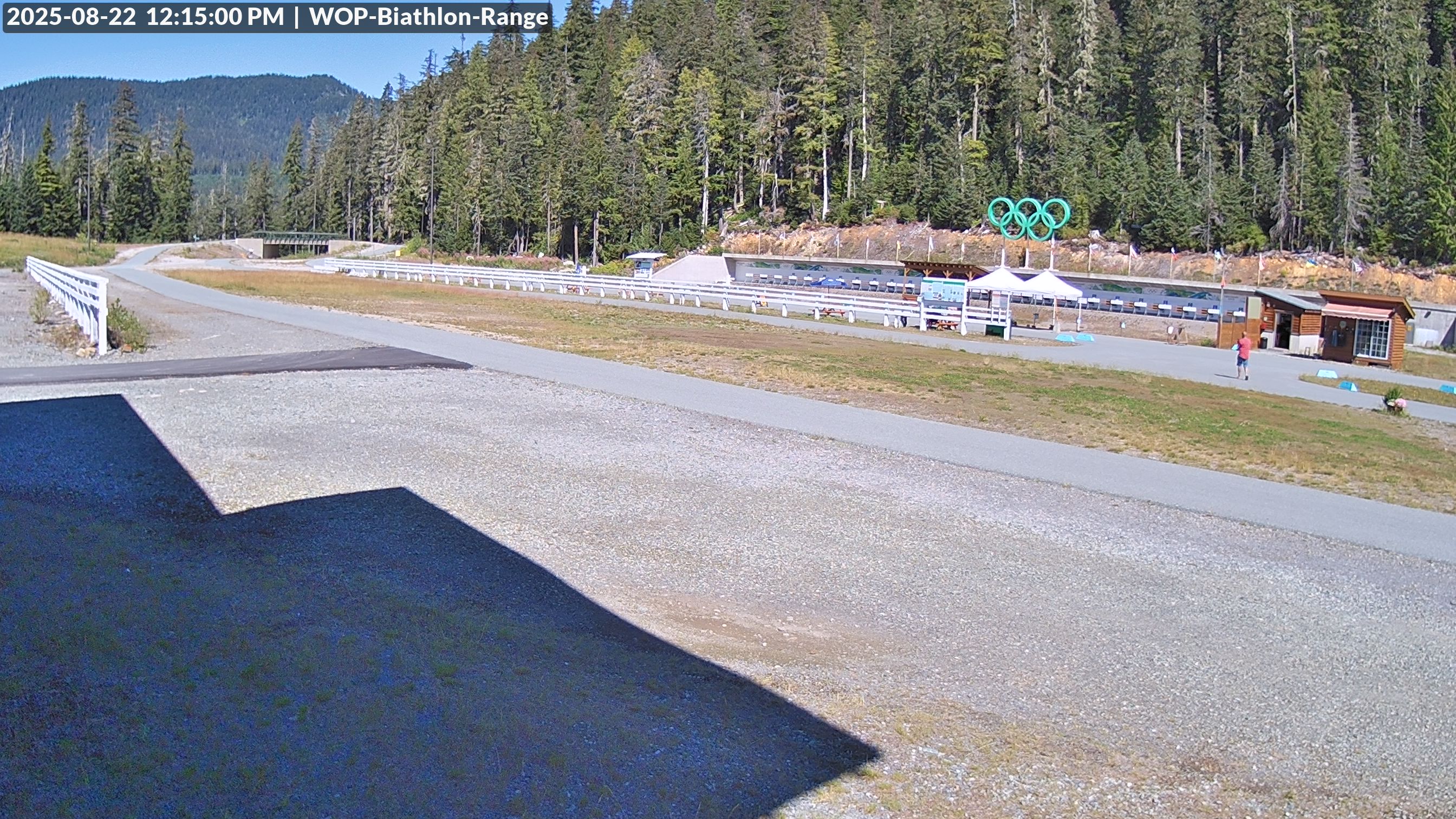View looking North East to the Olympic Biathlon Range