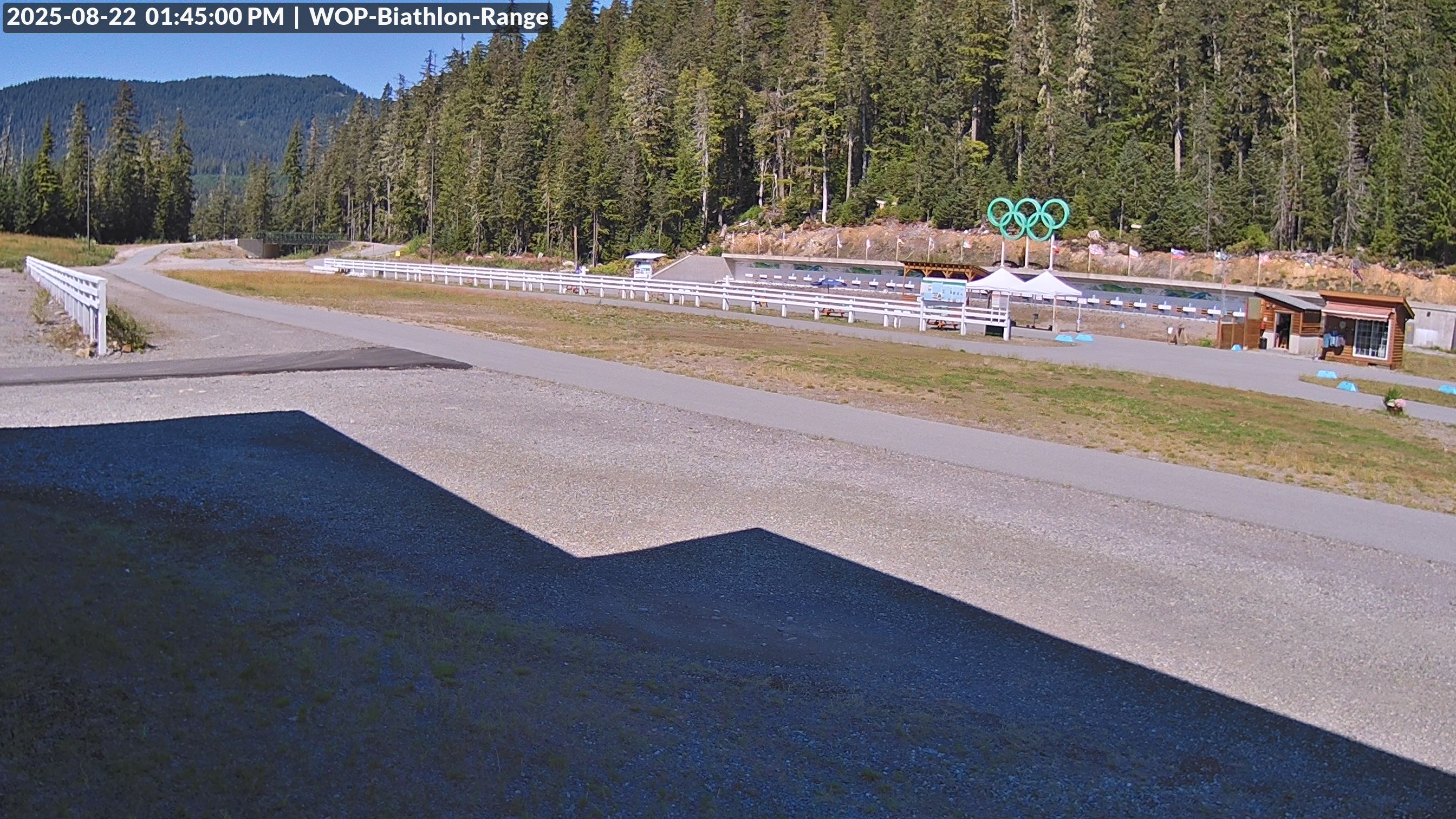 View looking North East to the Olympic Biathlon Range