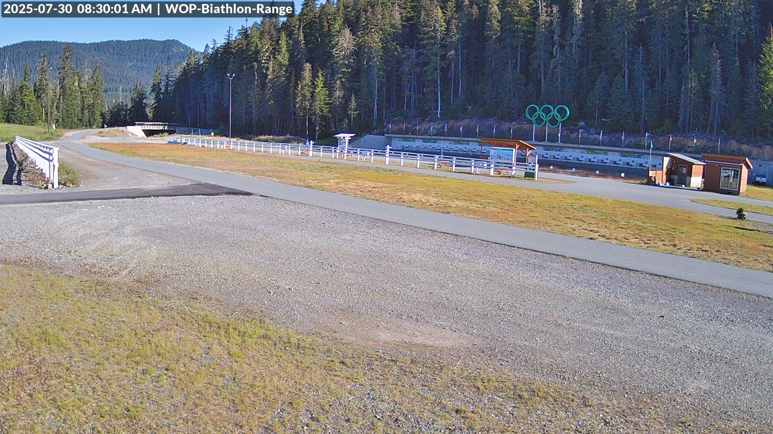 View looking North East to the Olympic Biathlon Range