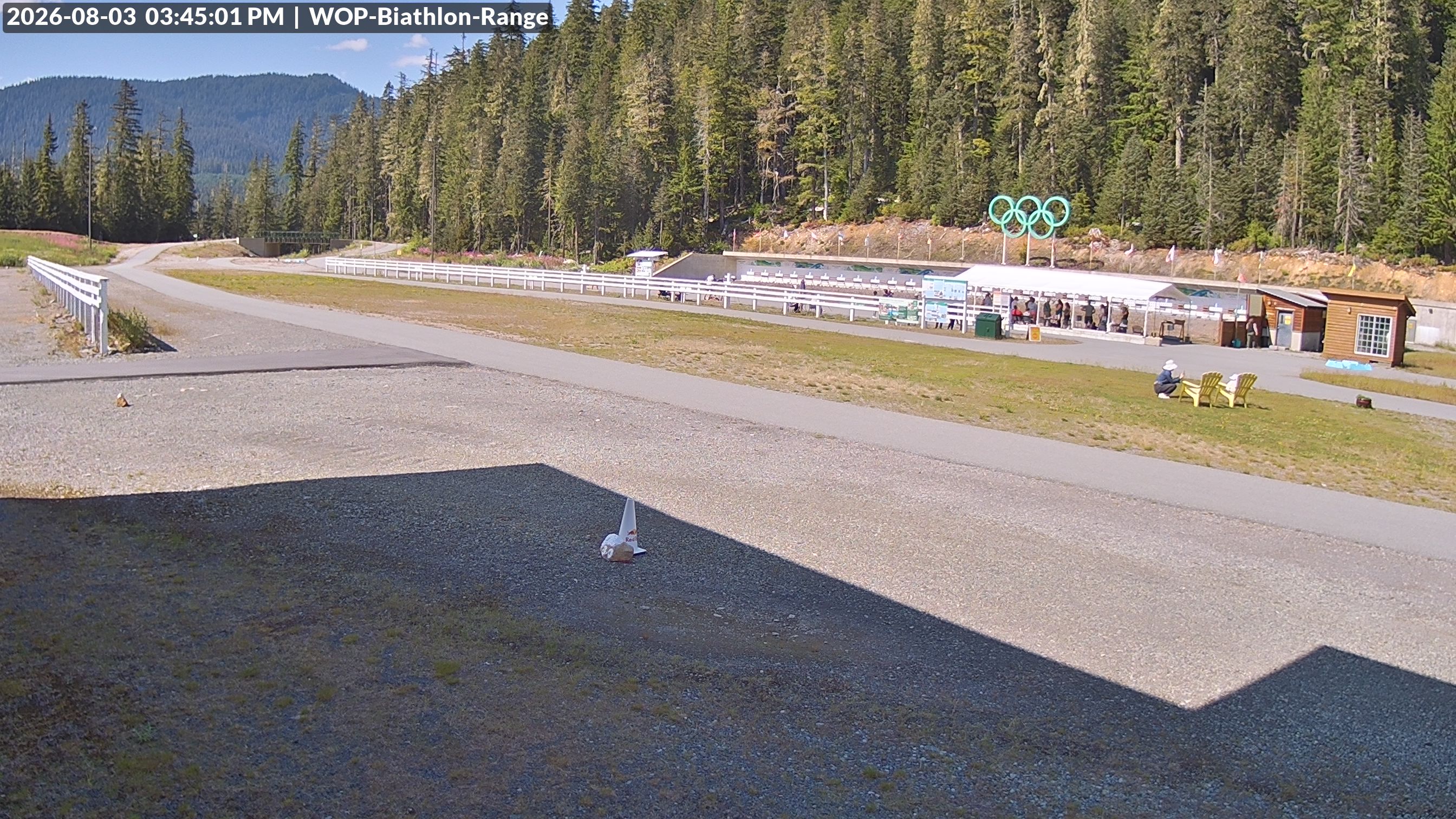 View looking North East to the Olympic Biathlon Range