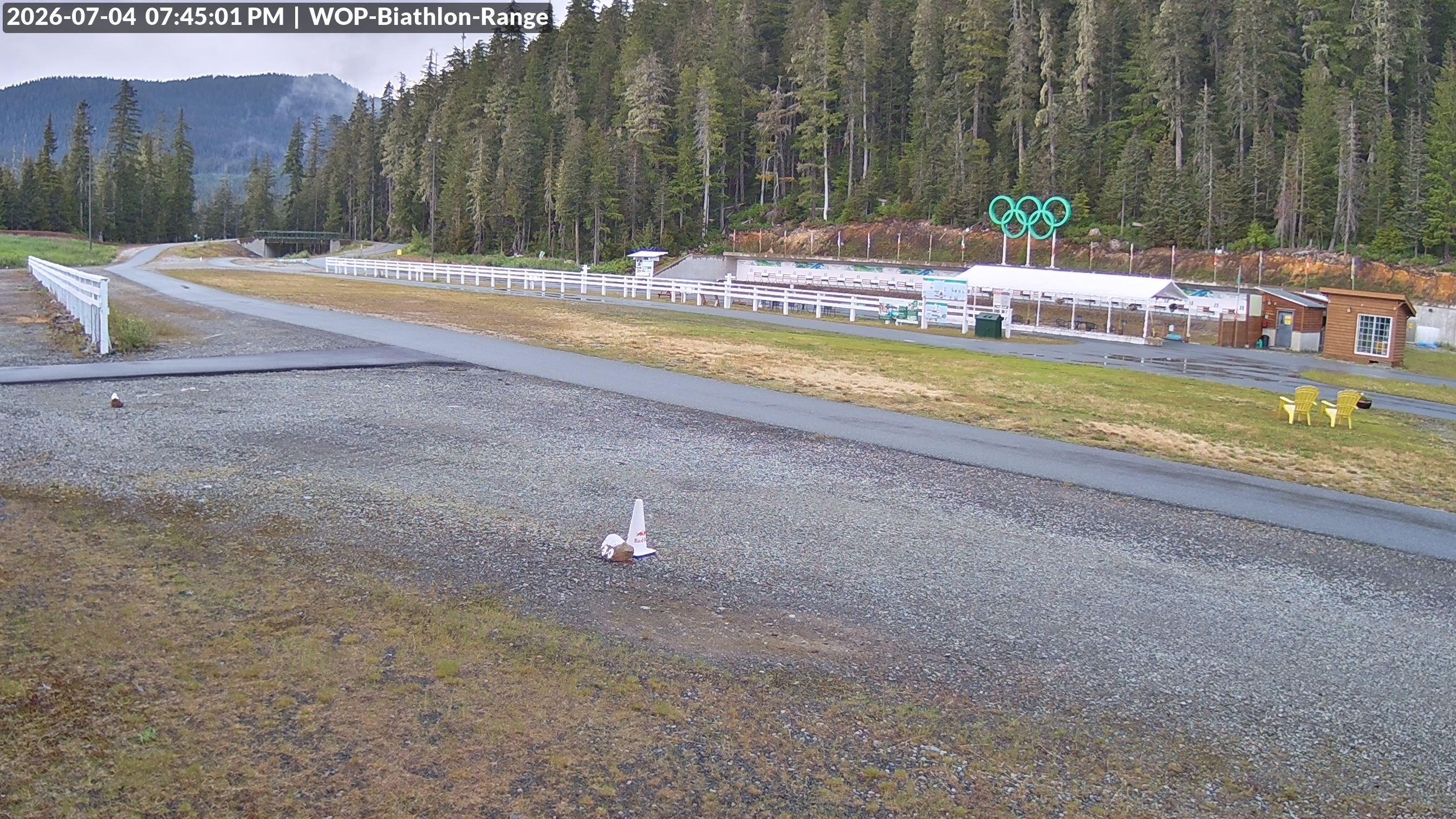 View looking North East to the Olympic Biathlon Range