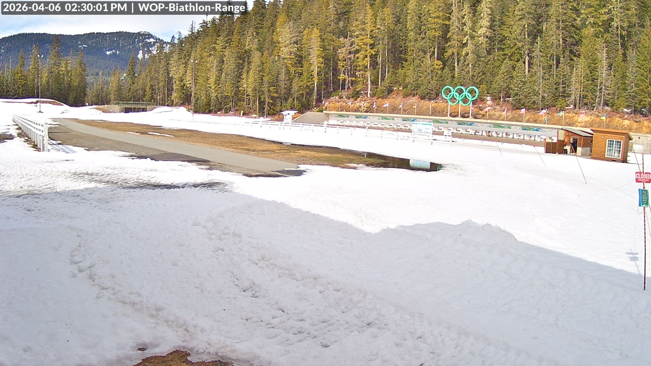 View looking North East to the Olympic Biathlon Range