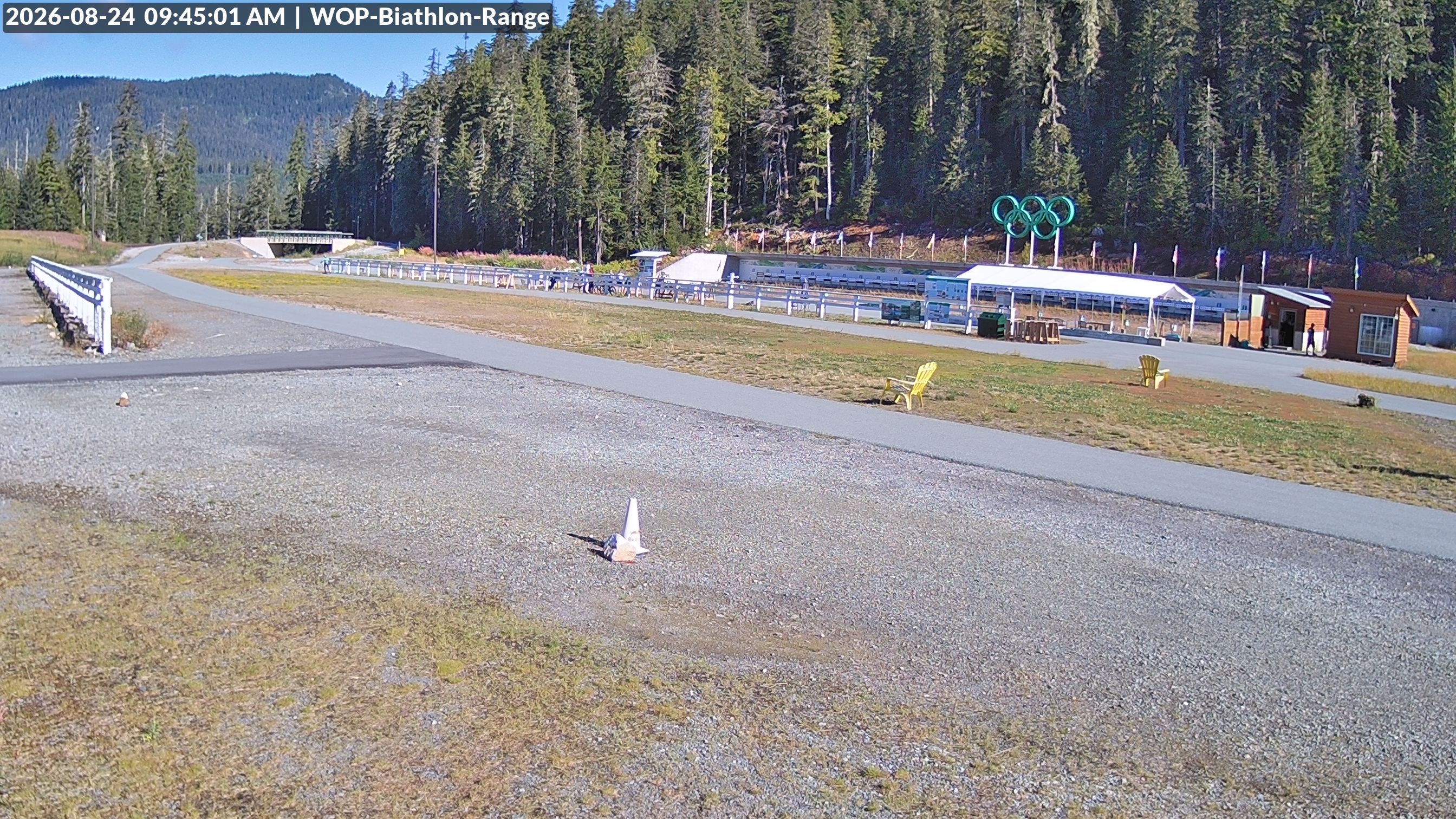 View looking North East to the Olympic Biathlon Range