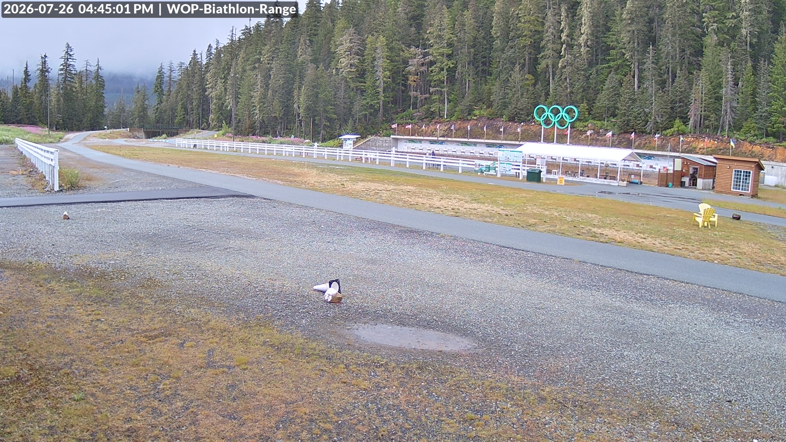View looking North East to the Olympic Biathlon Range
