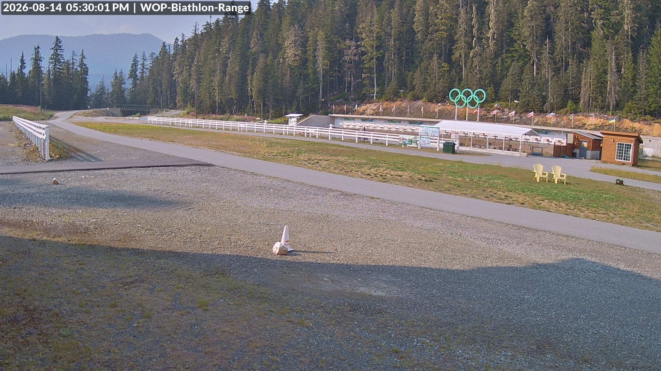 View looking North East to the Olympic Biathlon Range