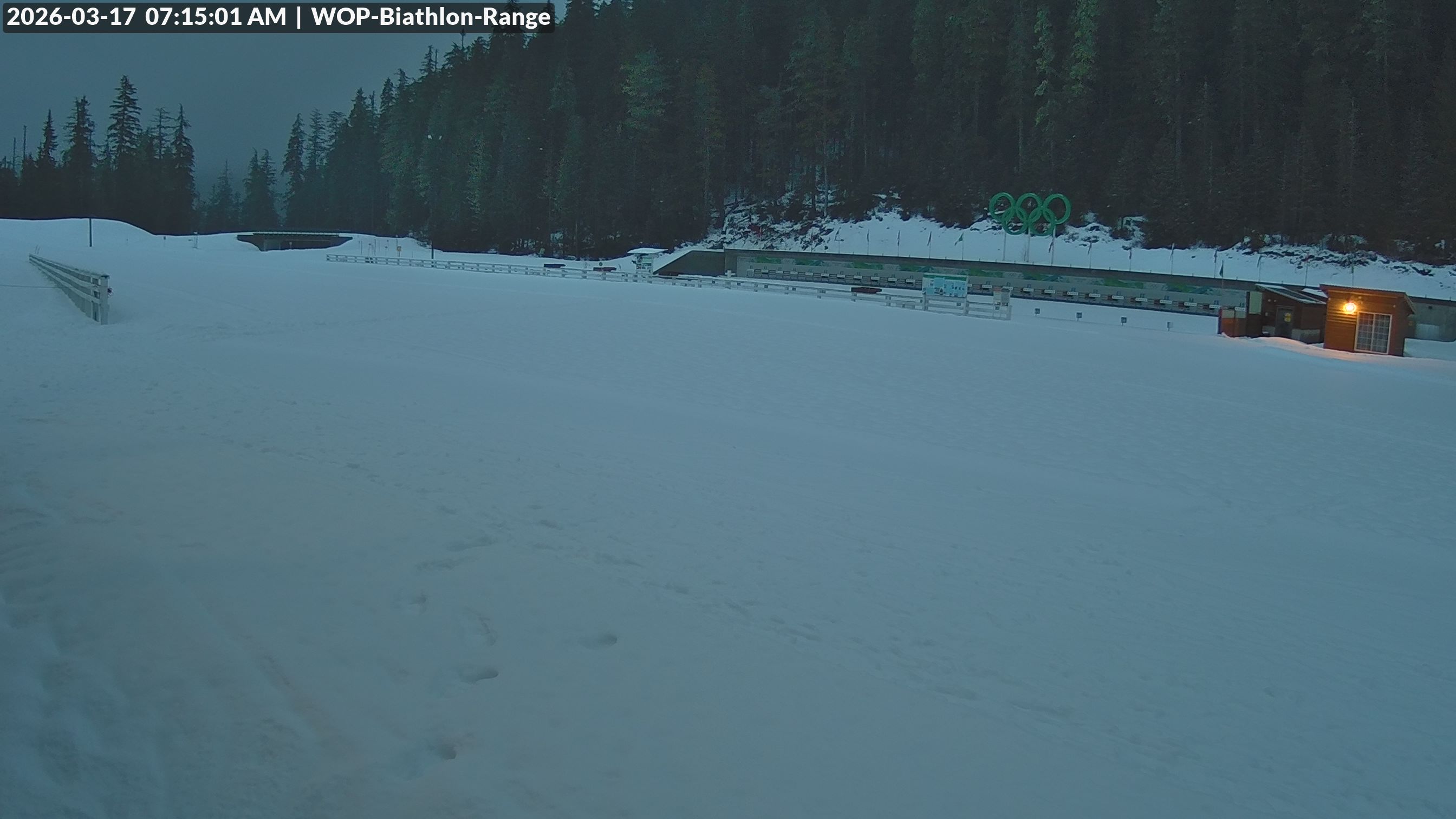 View looking North East to the Olympic Biathlon Range