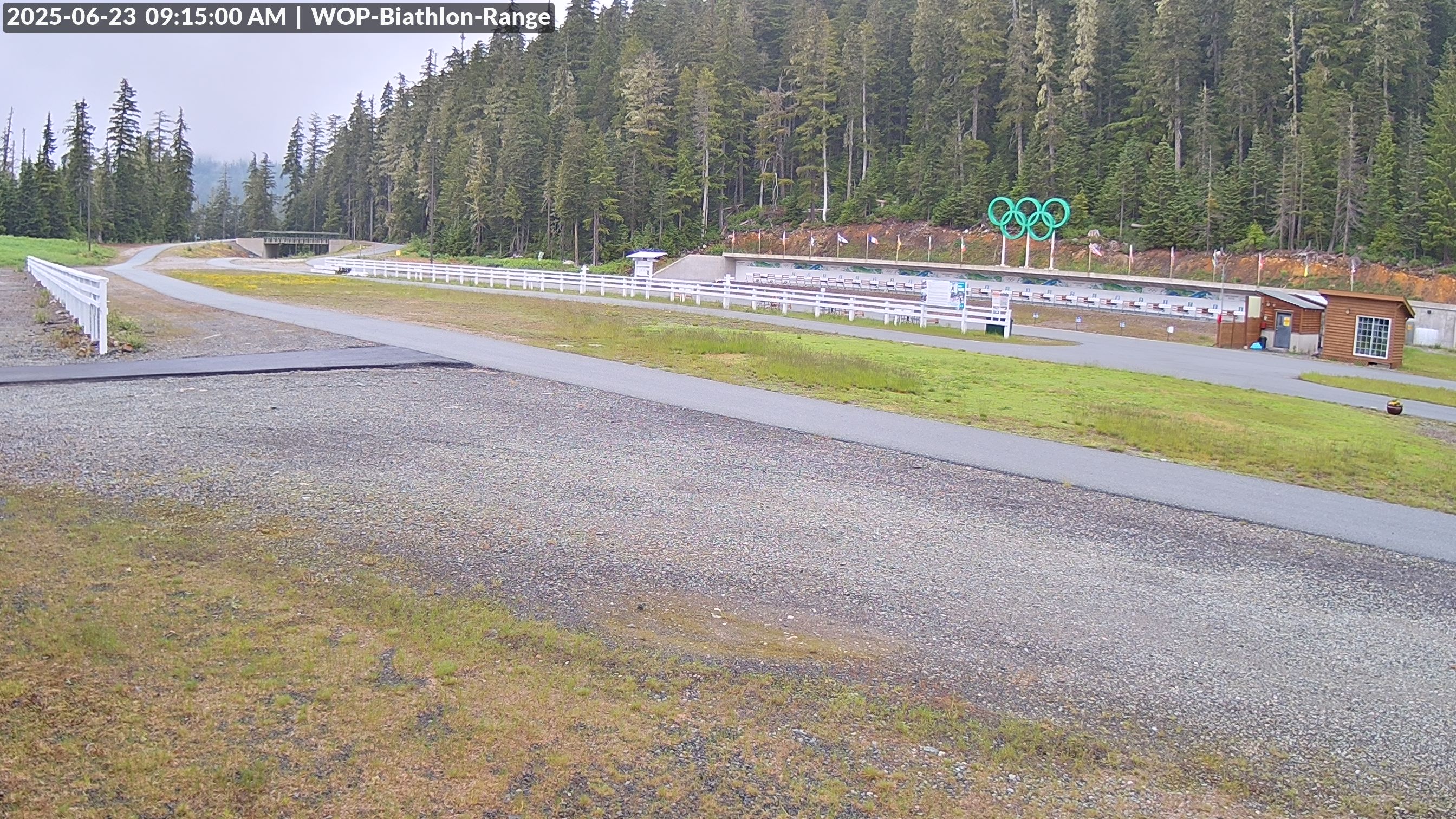 View looking North East to the Olympic Biathlon Range