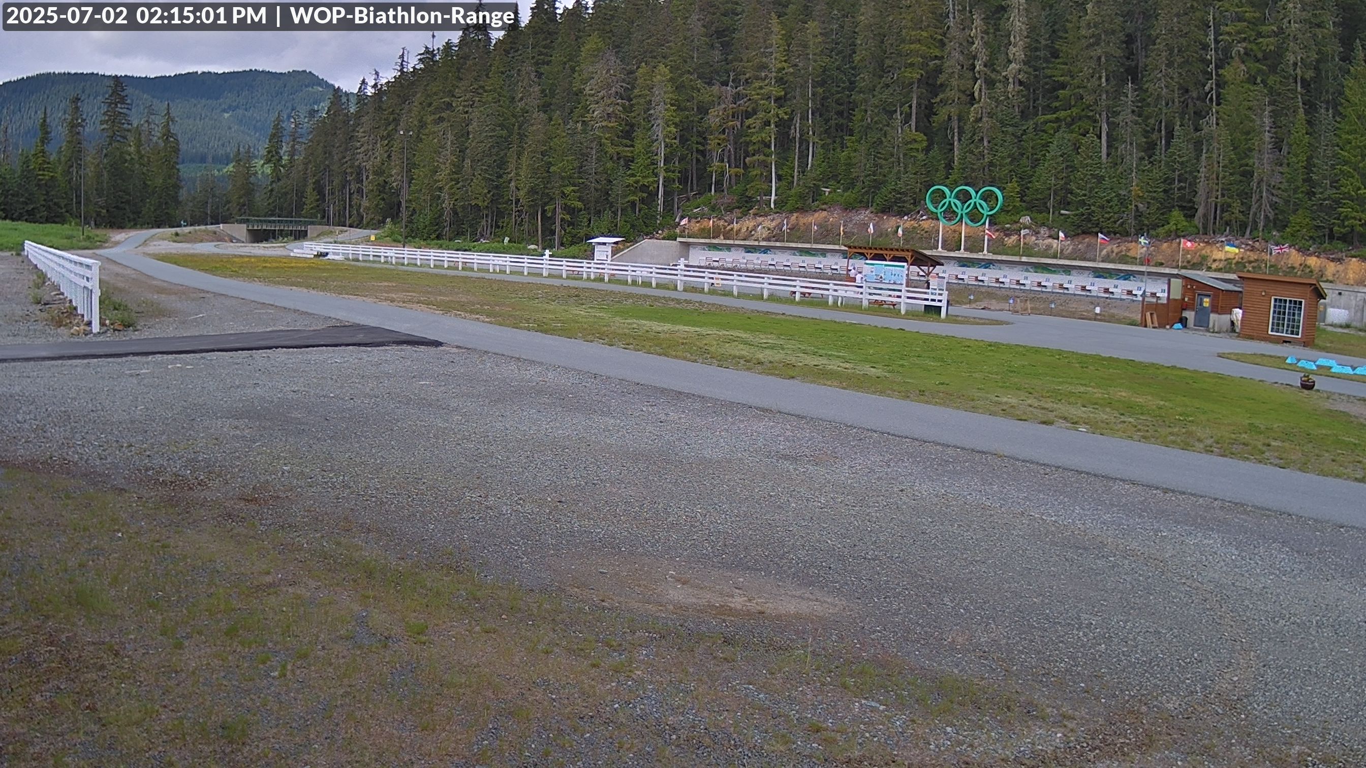 View looking North East to the Olympic Biathlon Range