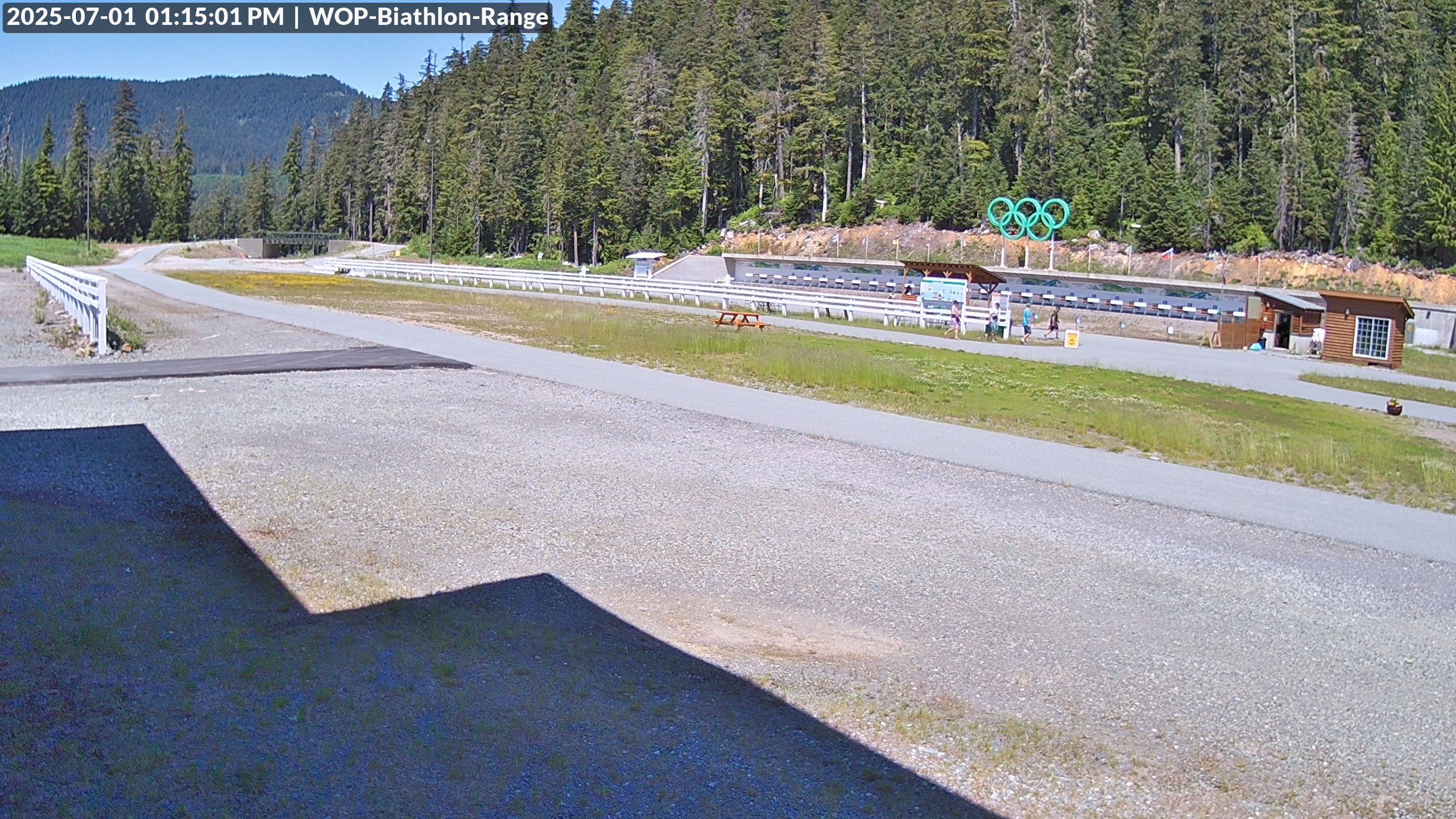 View looking North East to the Olympic Biathlon Range