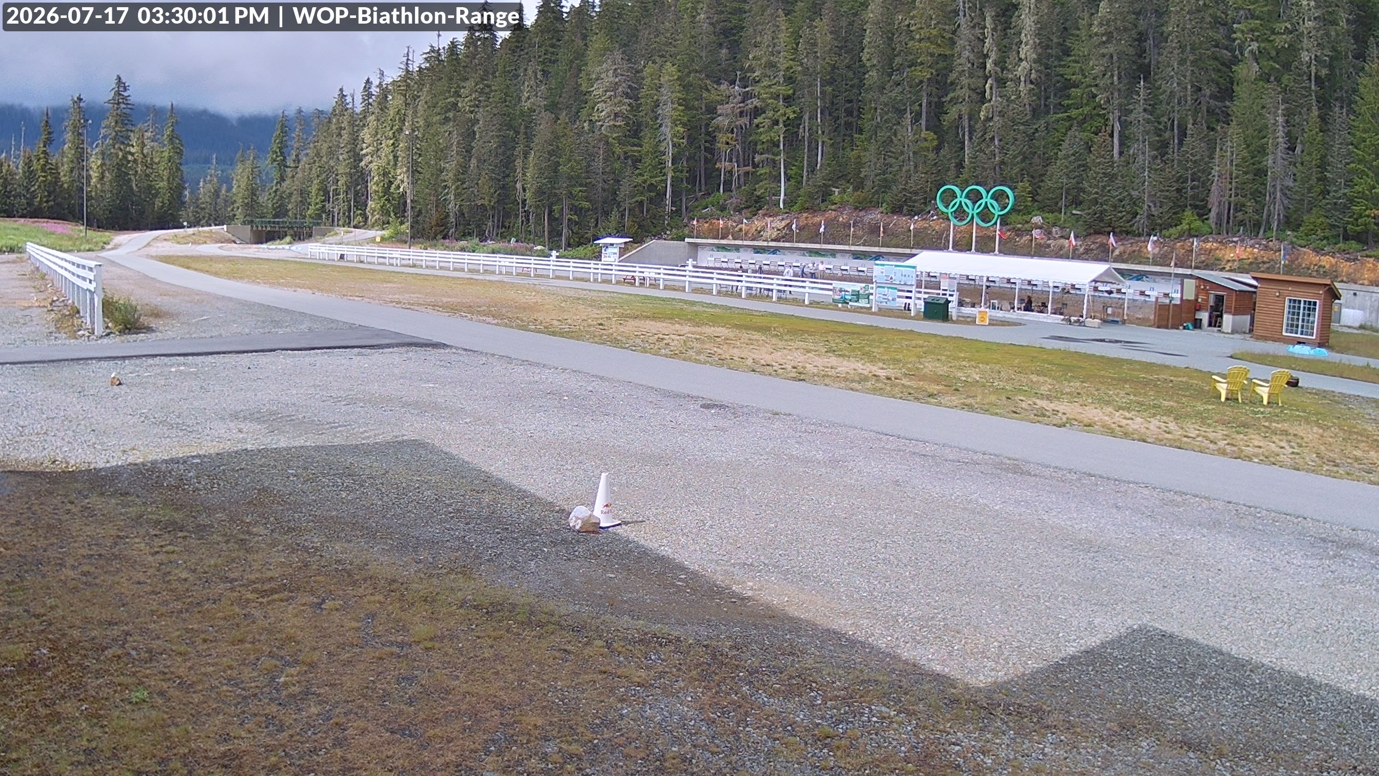View looking North East to the Olympic Biathlon Range