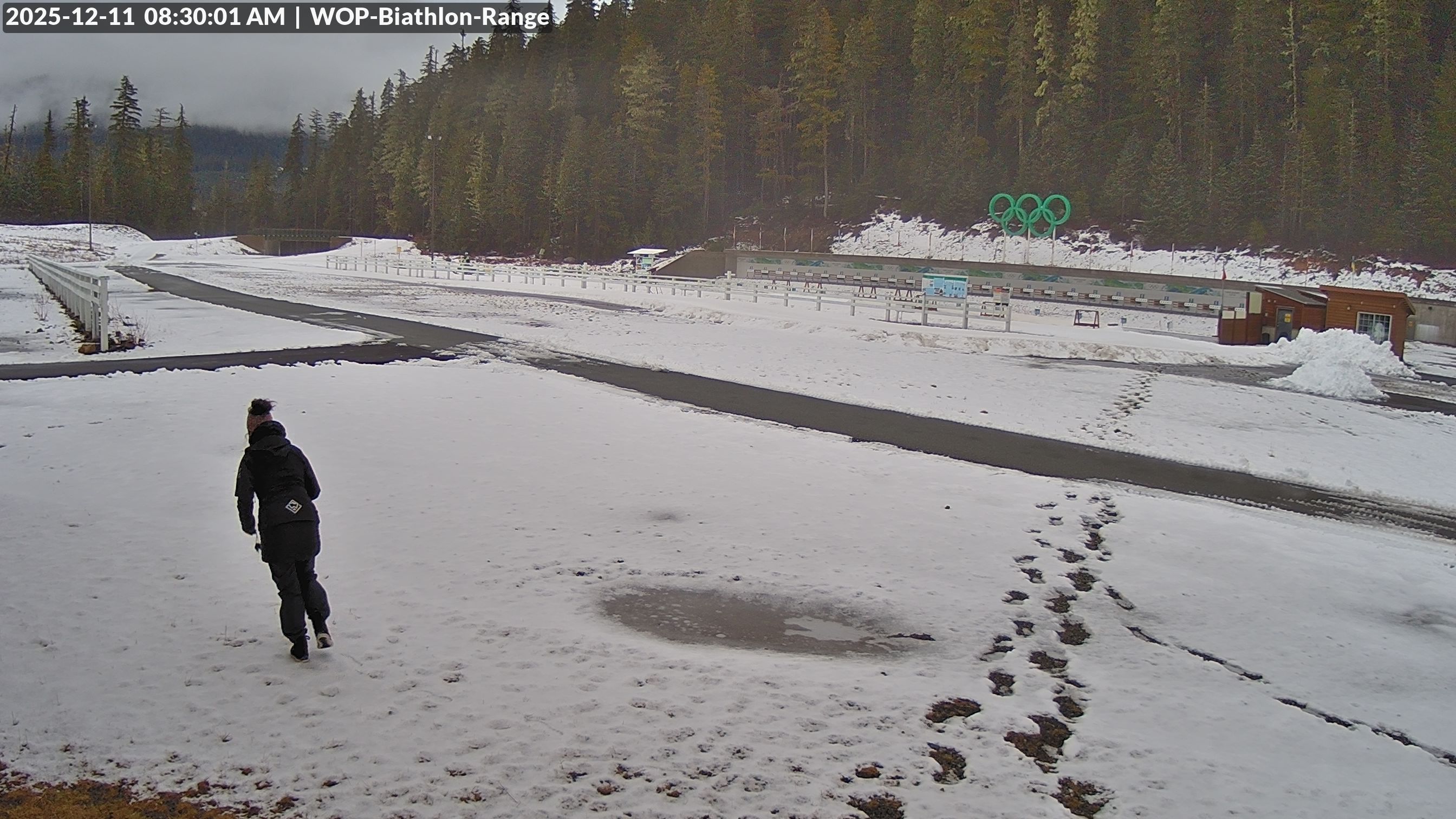 View looking North East to the Olympic Biathlon Range