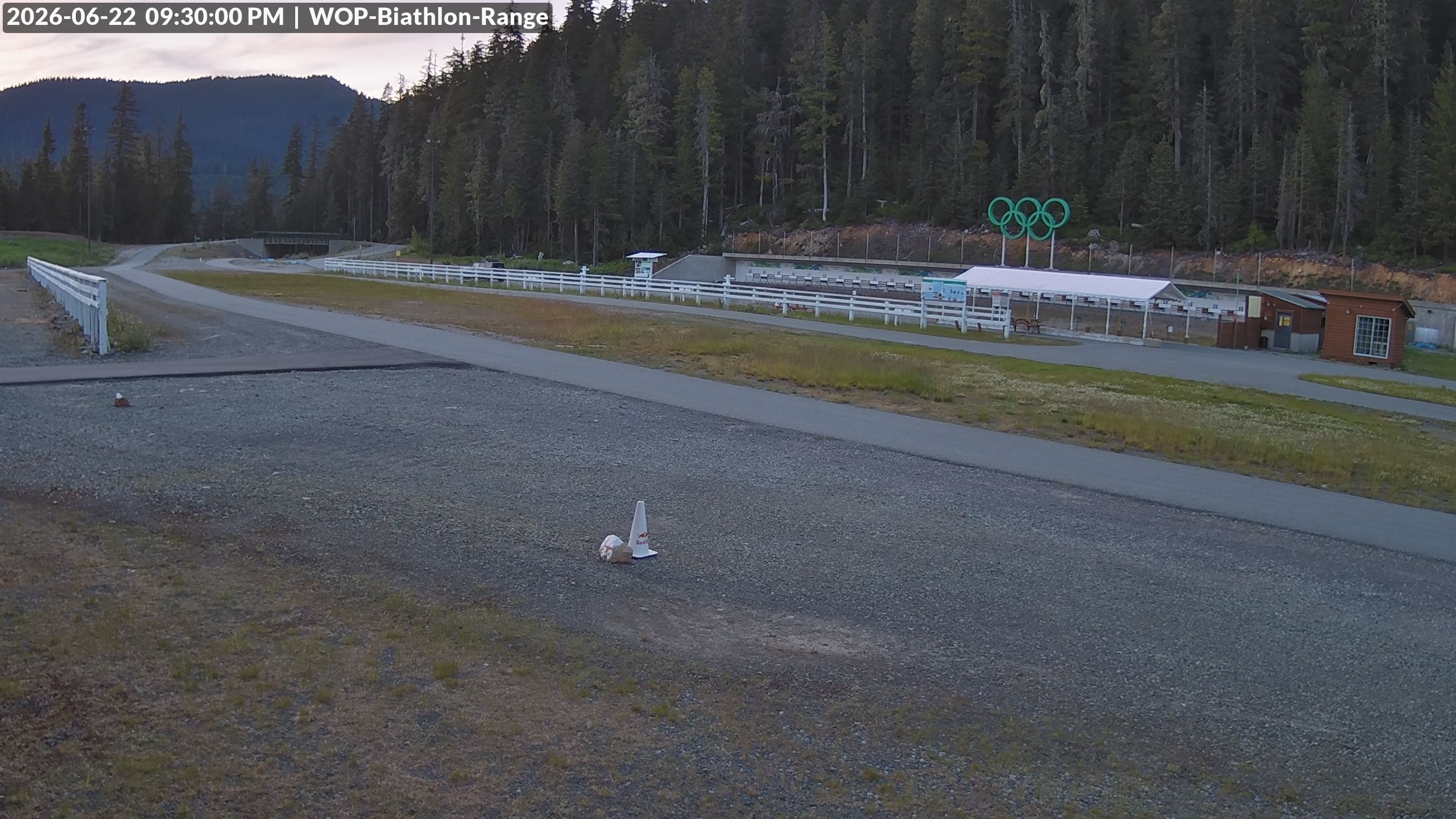 View looking North East to the Olympic Biathlon Range
