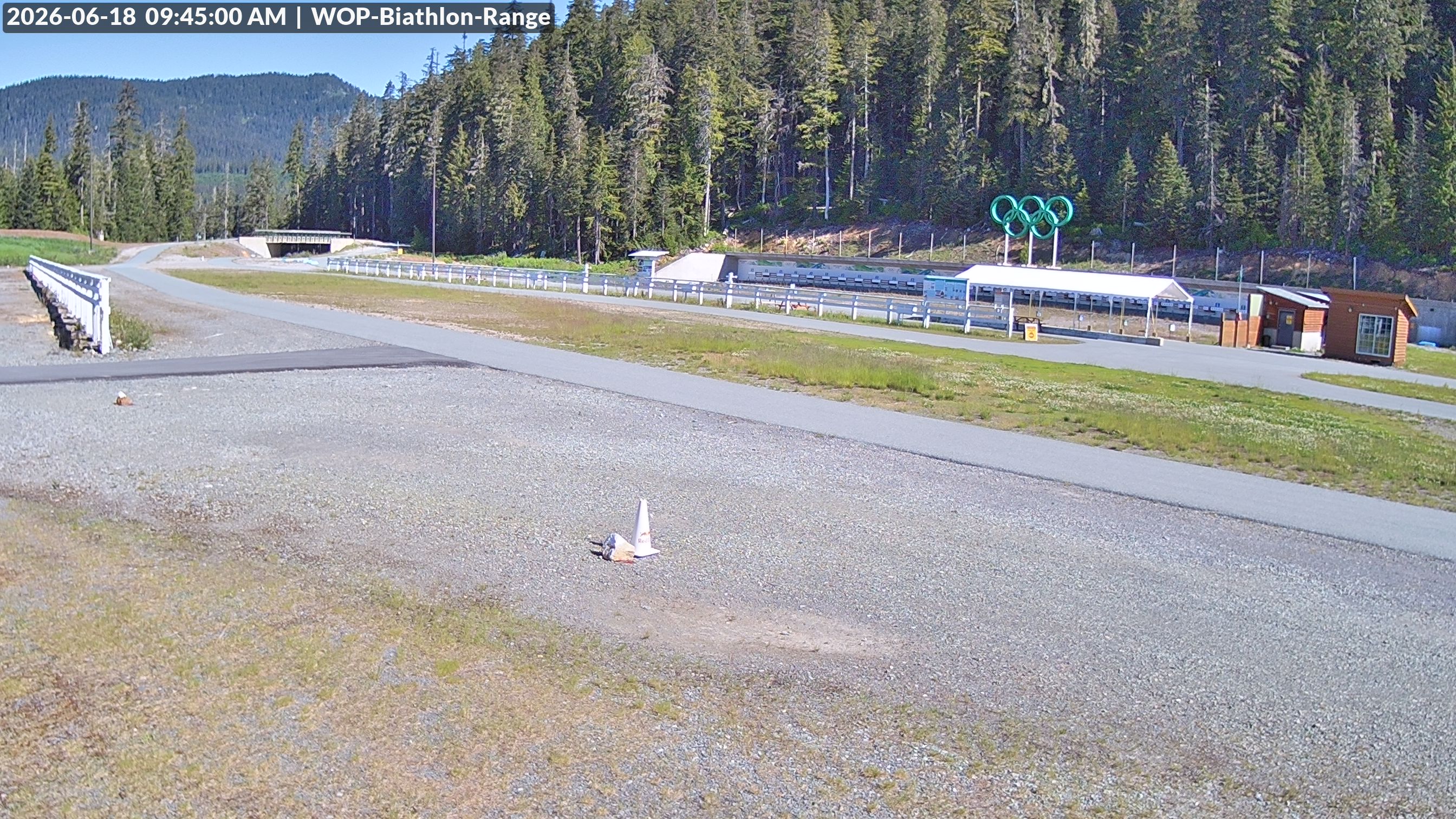 View looking North East to the Olympic Biathlon Range