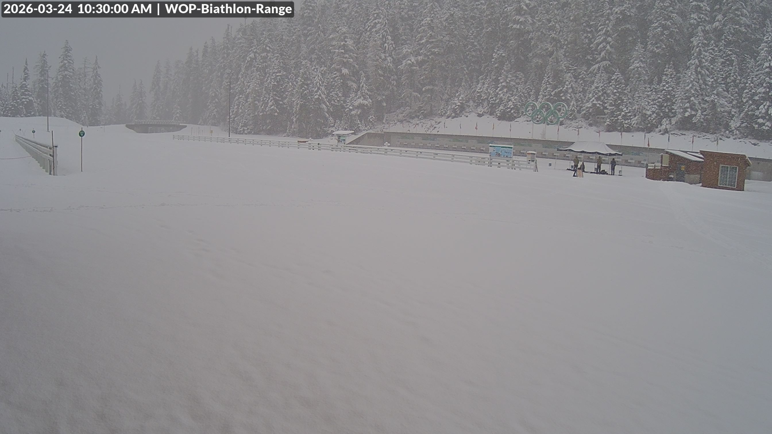 View looking North East to the Olympic Biathlon Range