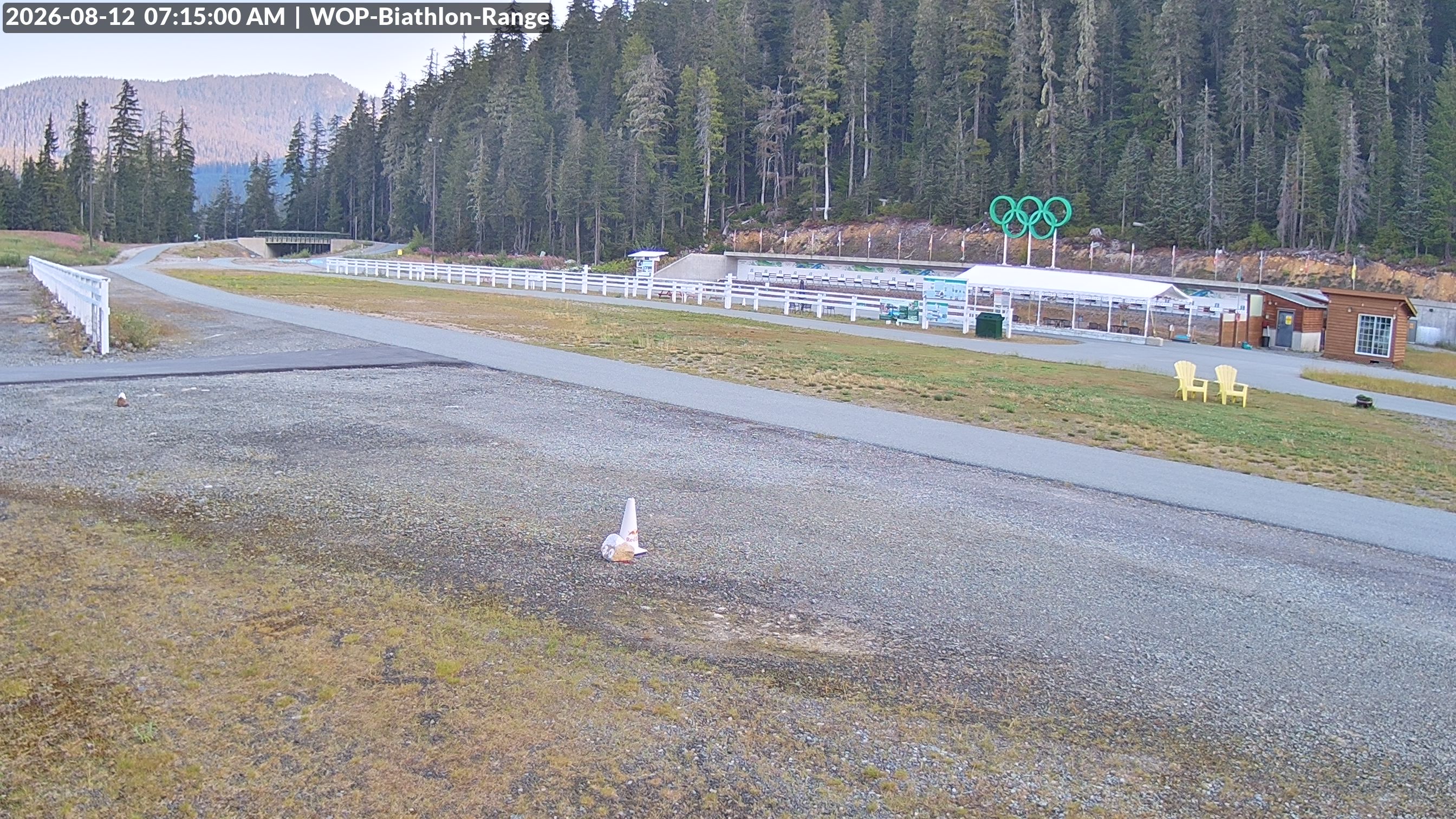 View looking North East to the Olympic Biathlon Range