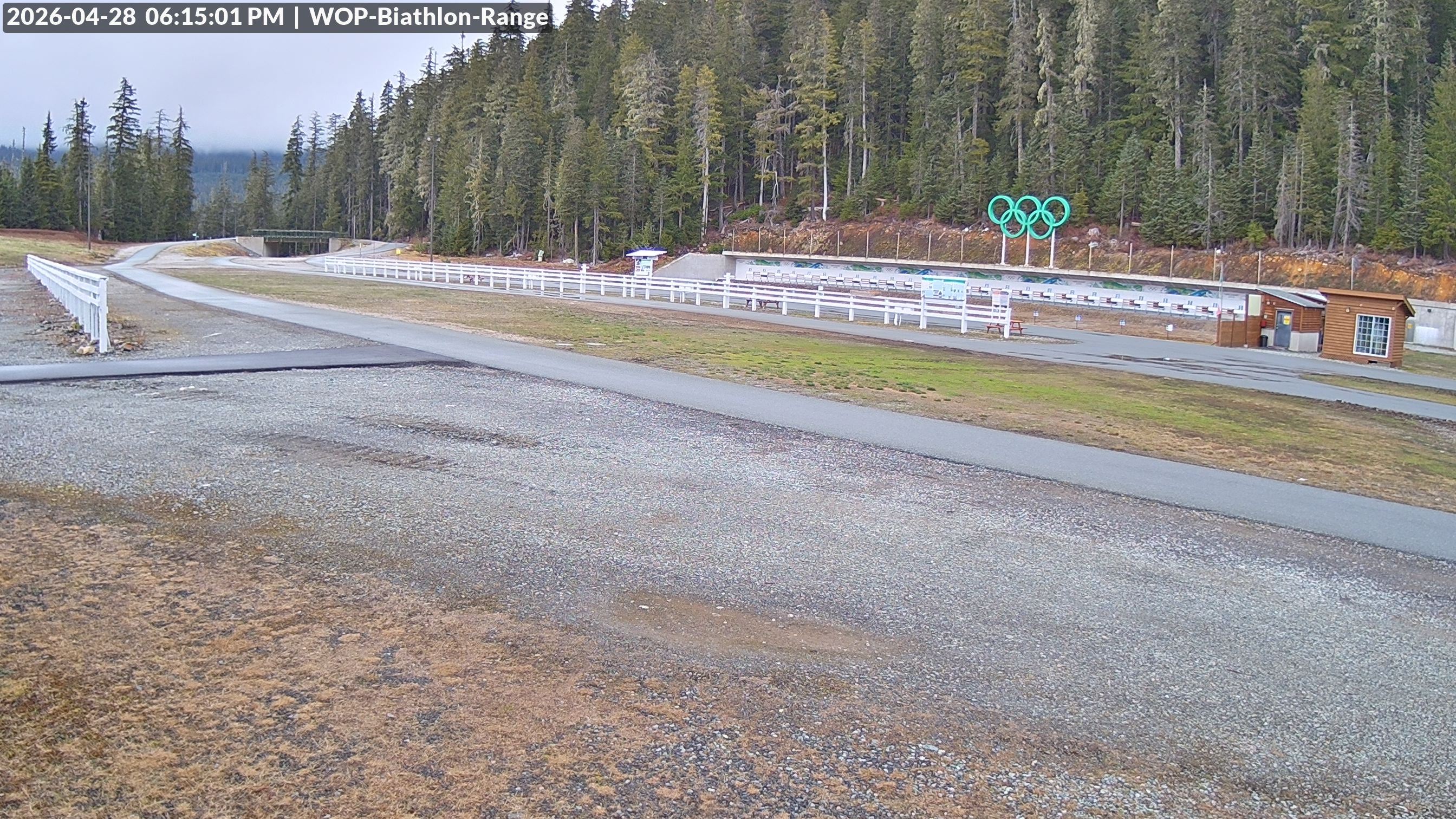 View looking North East to the Olympic Biathlon Range