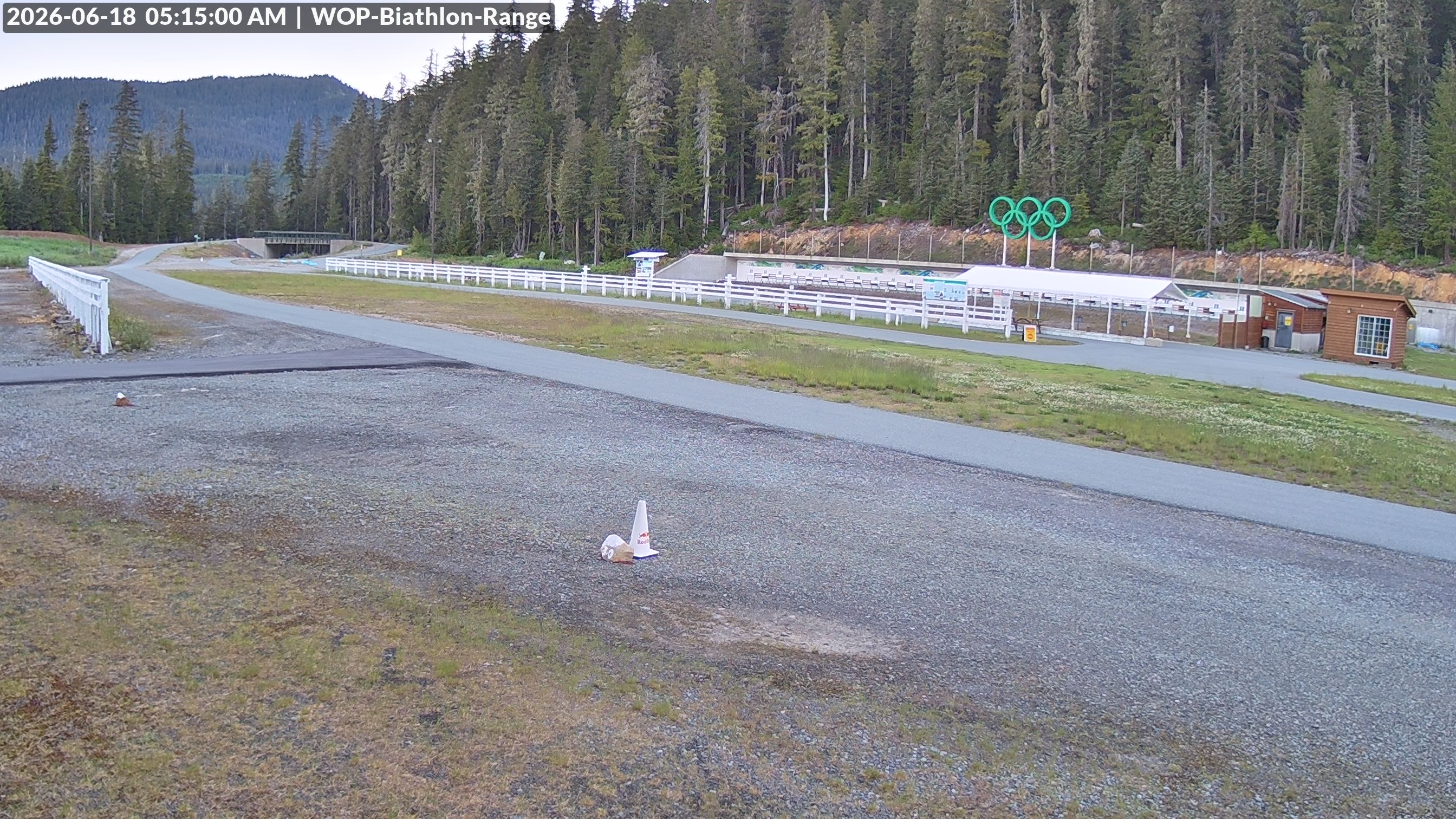 View looking North East to the Olympic Biathlon Range