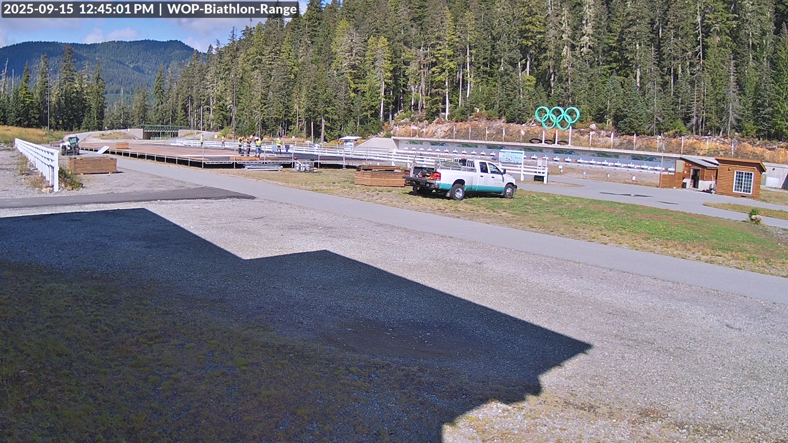 View looking North East to the Olympic Biathlon Range
