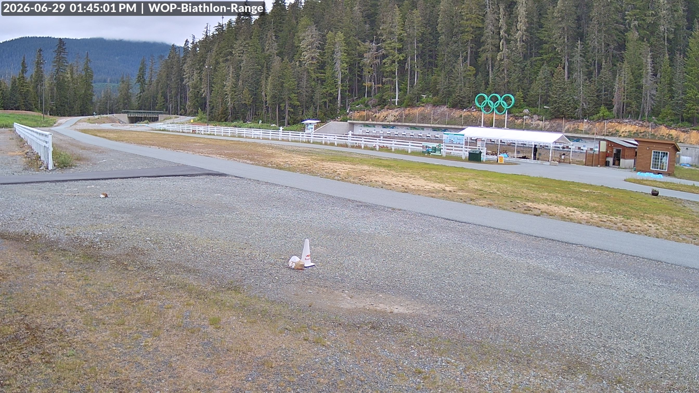 View looking North East to the Olympic Biathlon Range