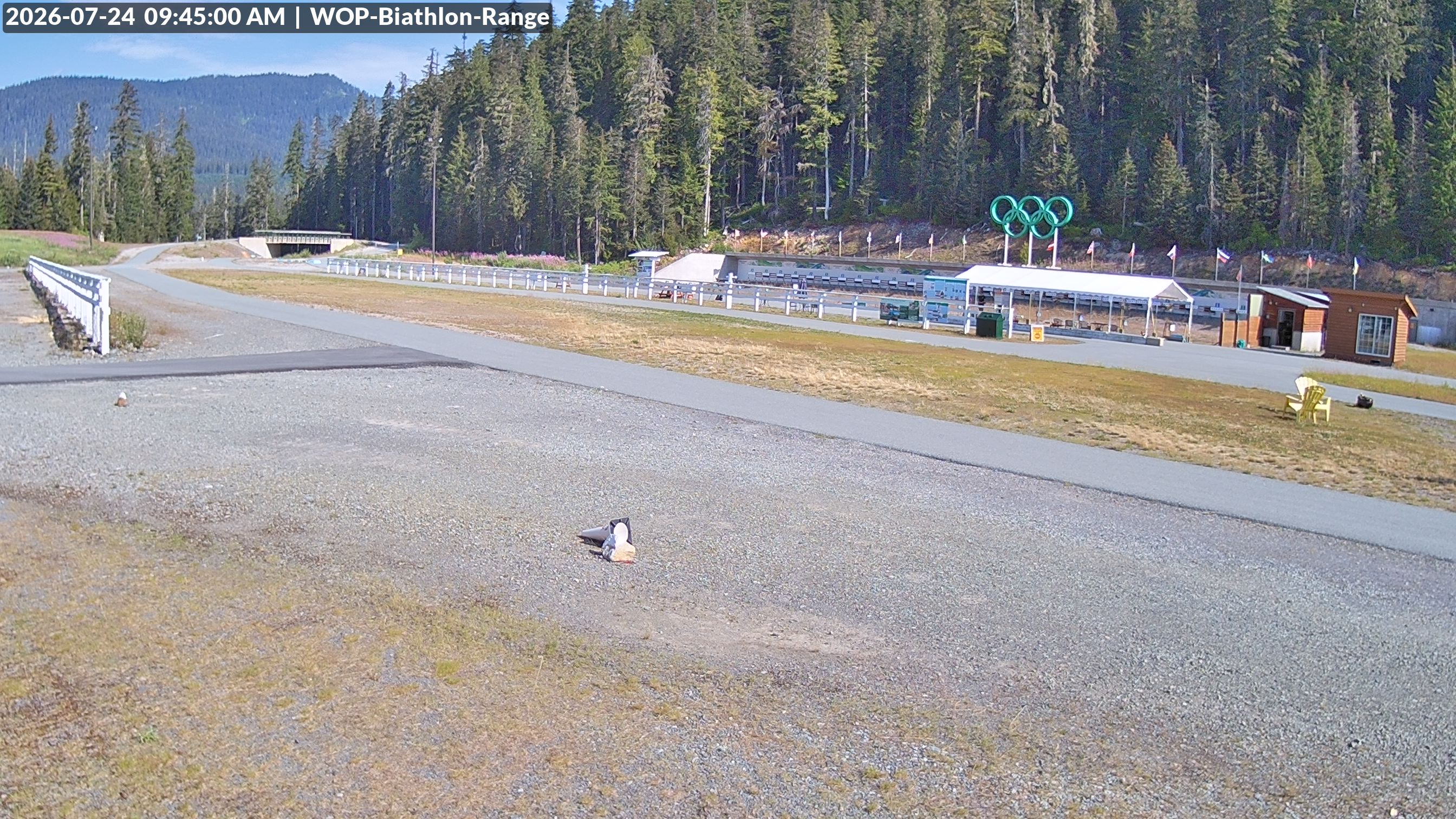 View looking North East to the Olympic Biathlon Range