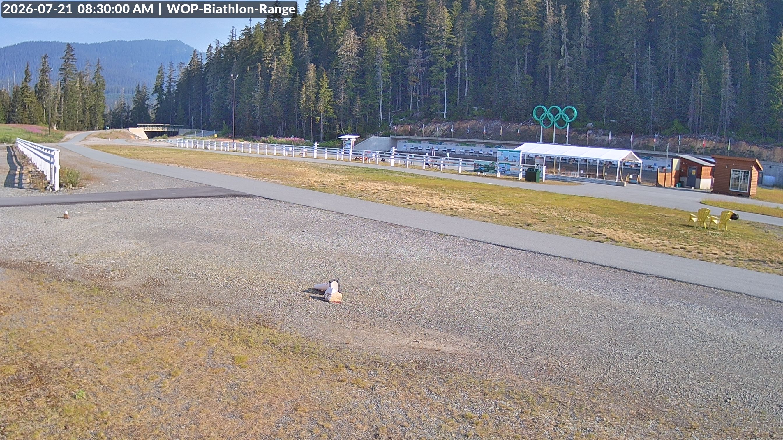 View looking North East to the Olympic Biathlon Range