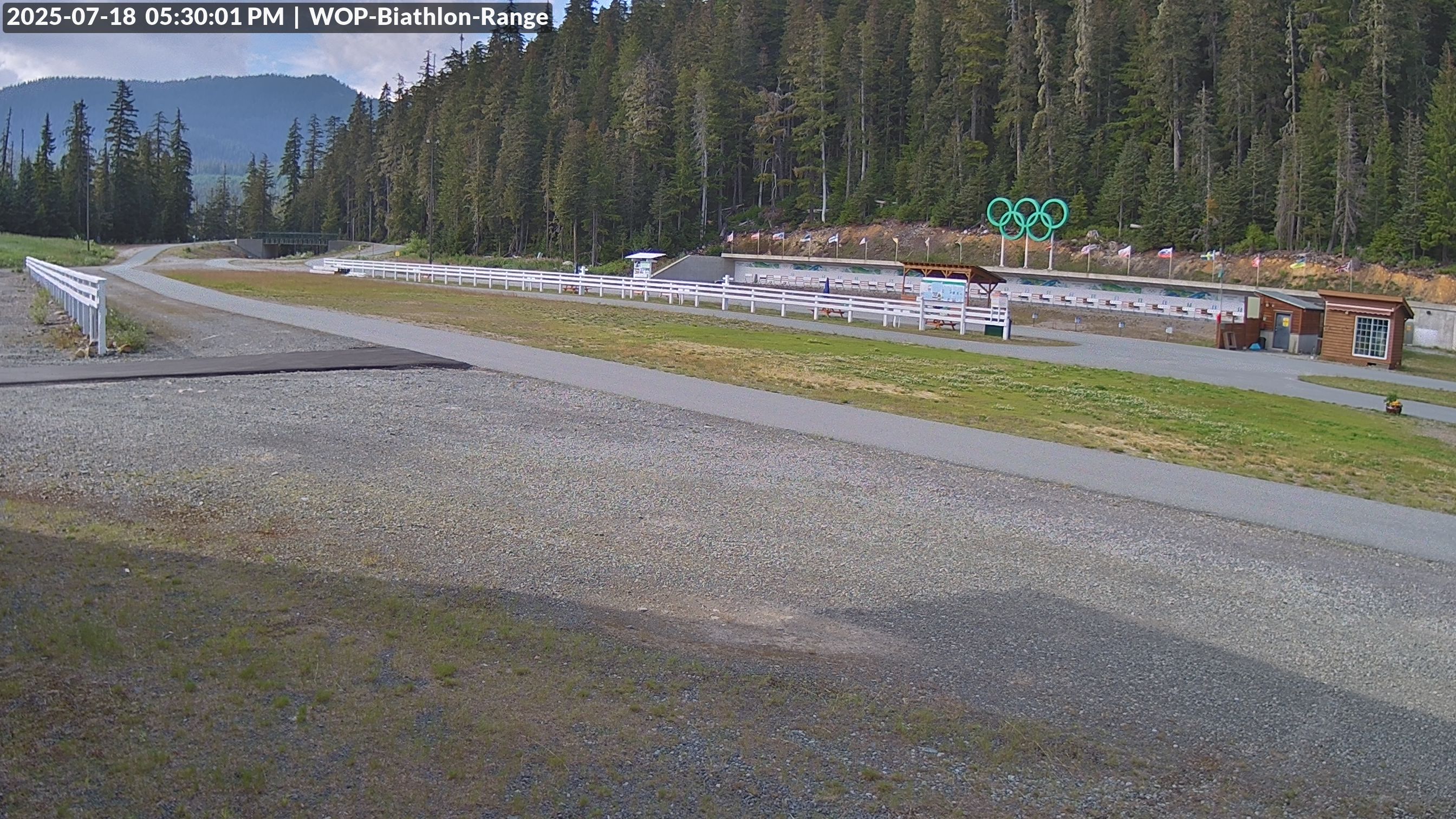 View looking North East to the Olympic Biathlon Range