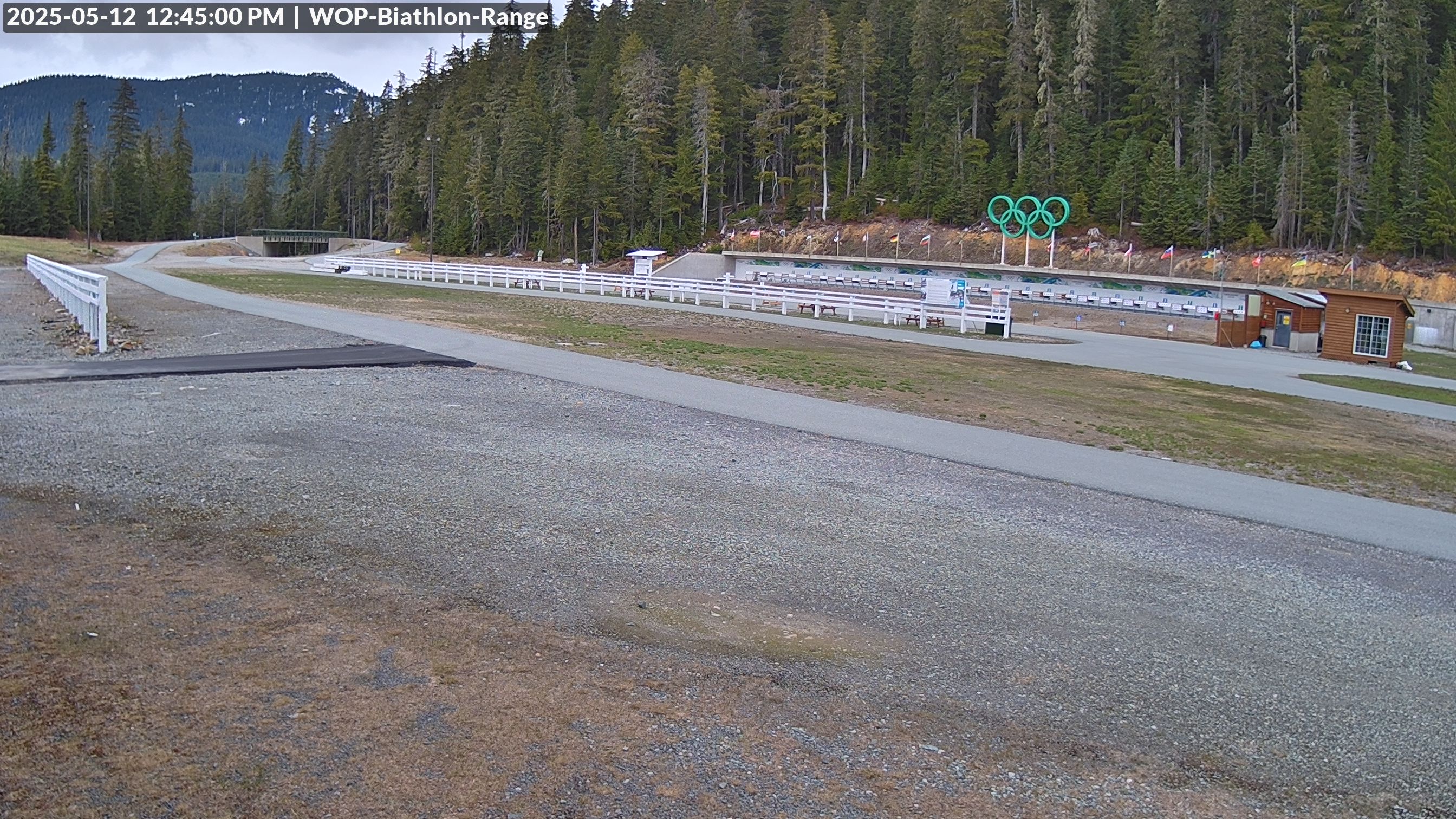 View looking North East to the Olympic Biathlon Range