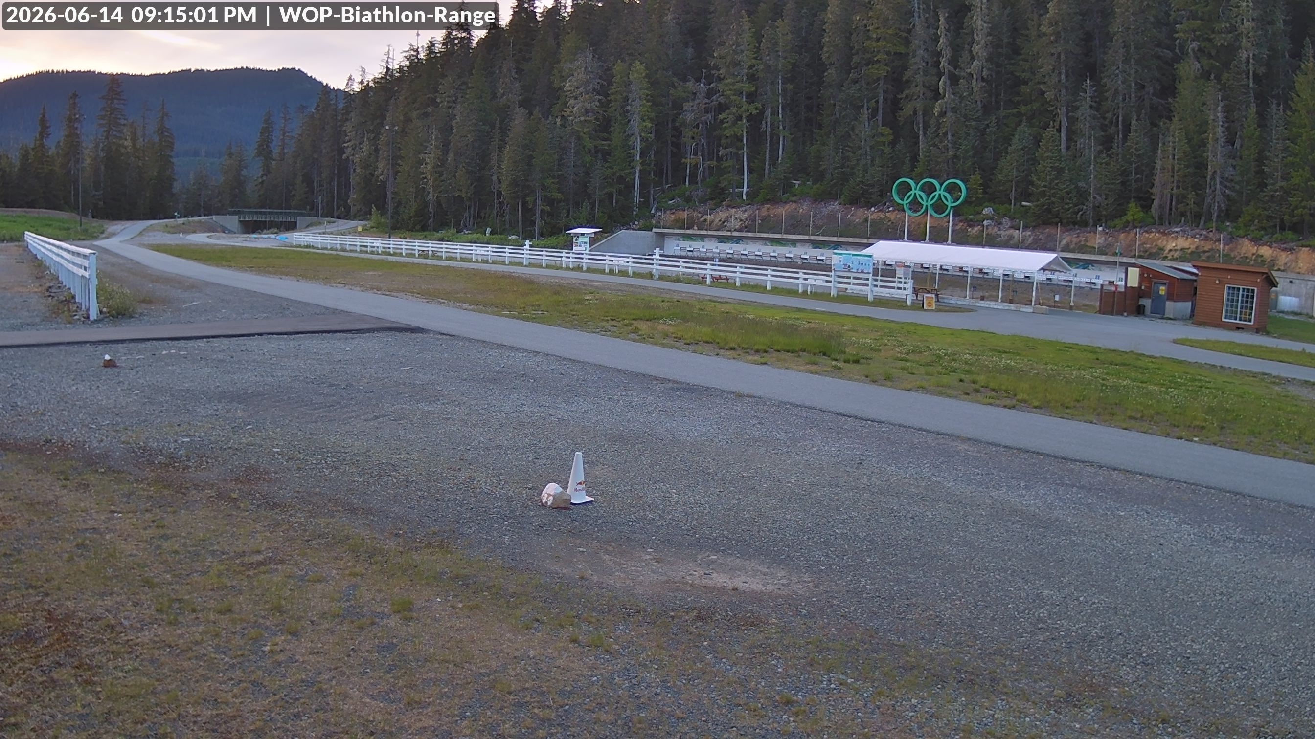 View looking North East to the Olympic Biathlon Range