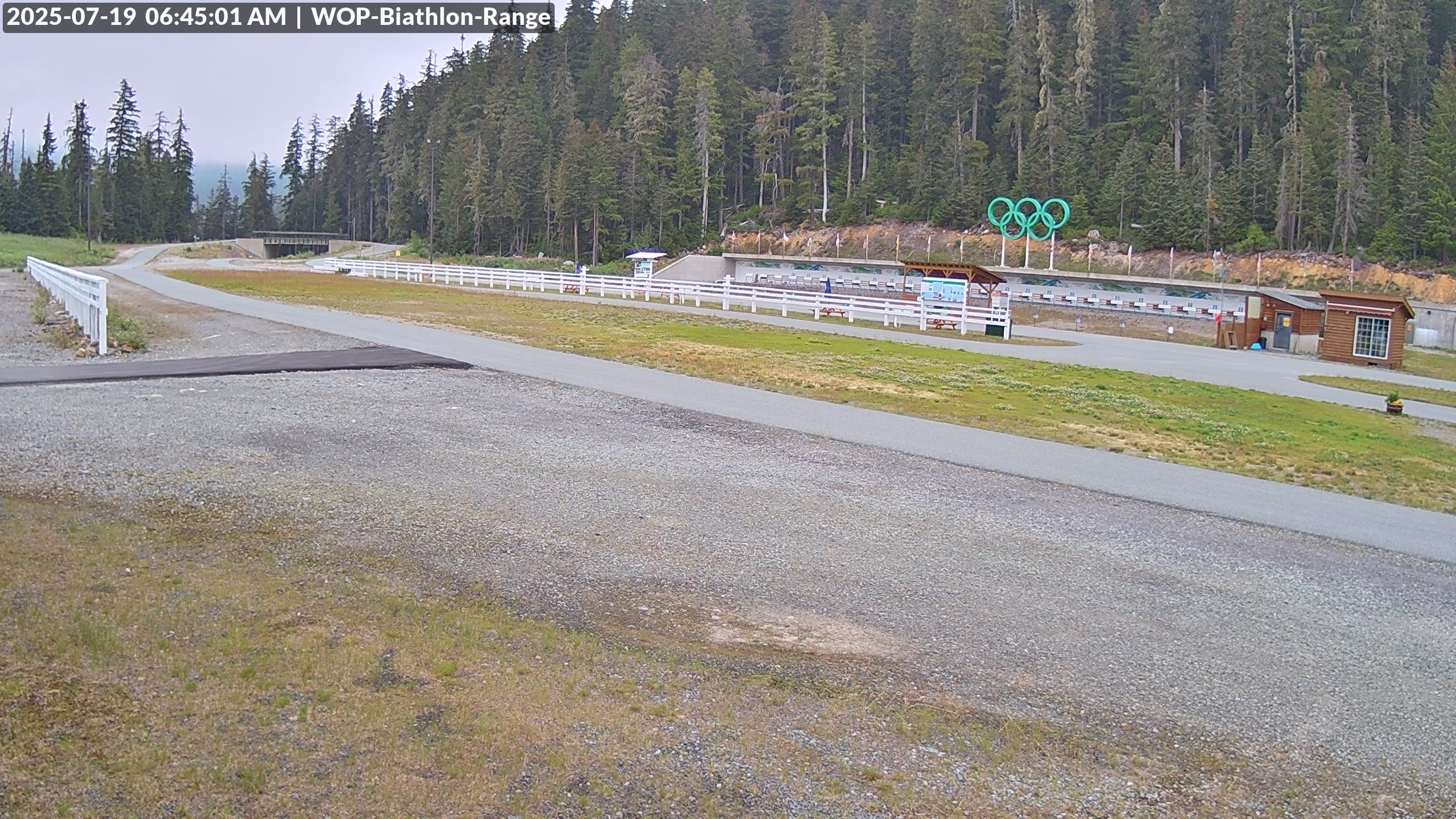 View looking North East to the Olympic Biathlon Range