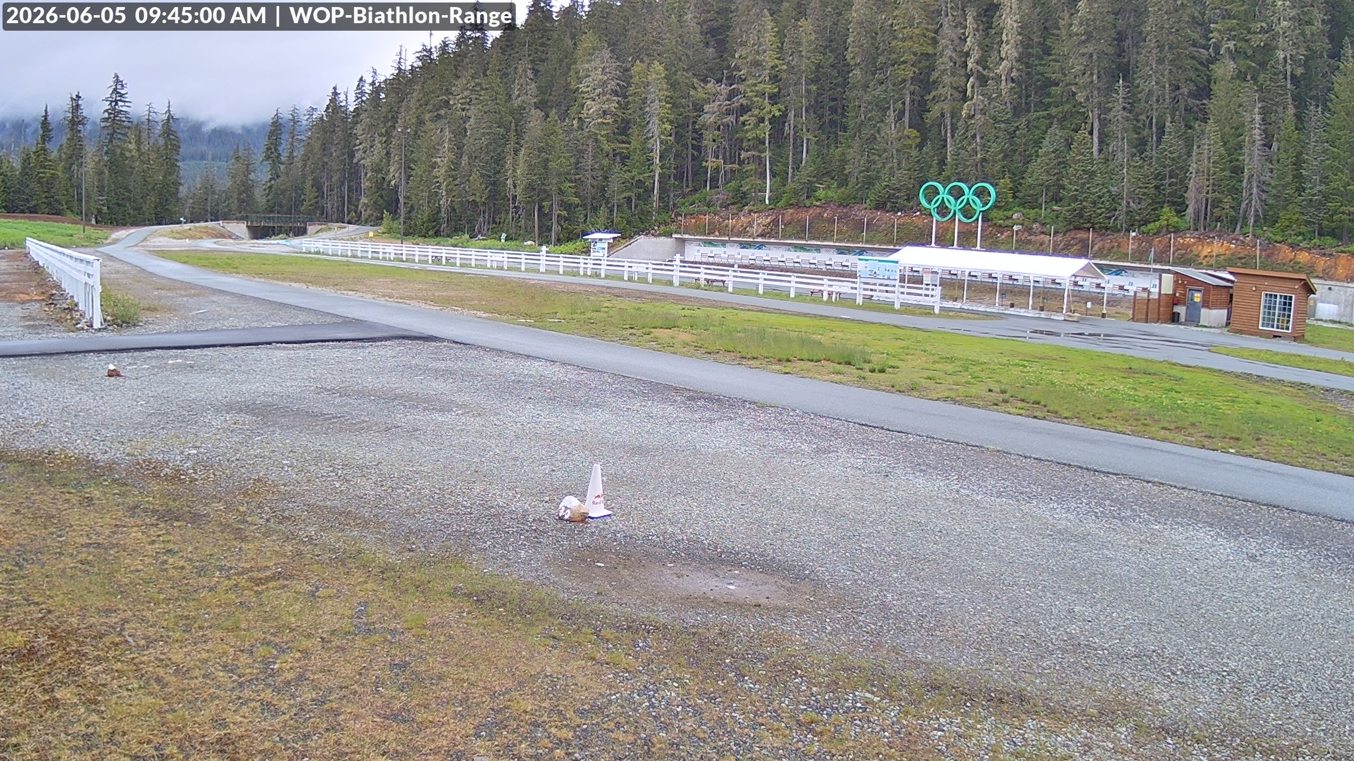 View looking North East to the Olympic Biathlon Range