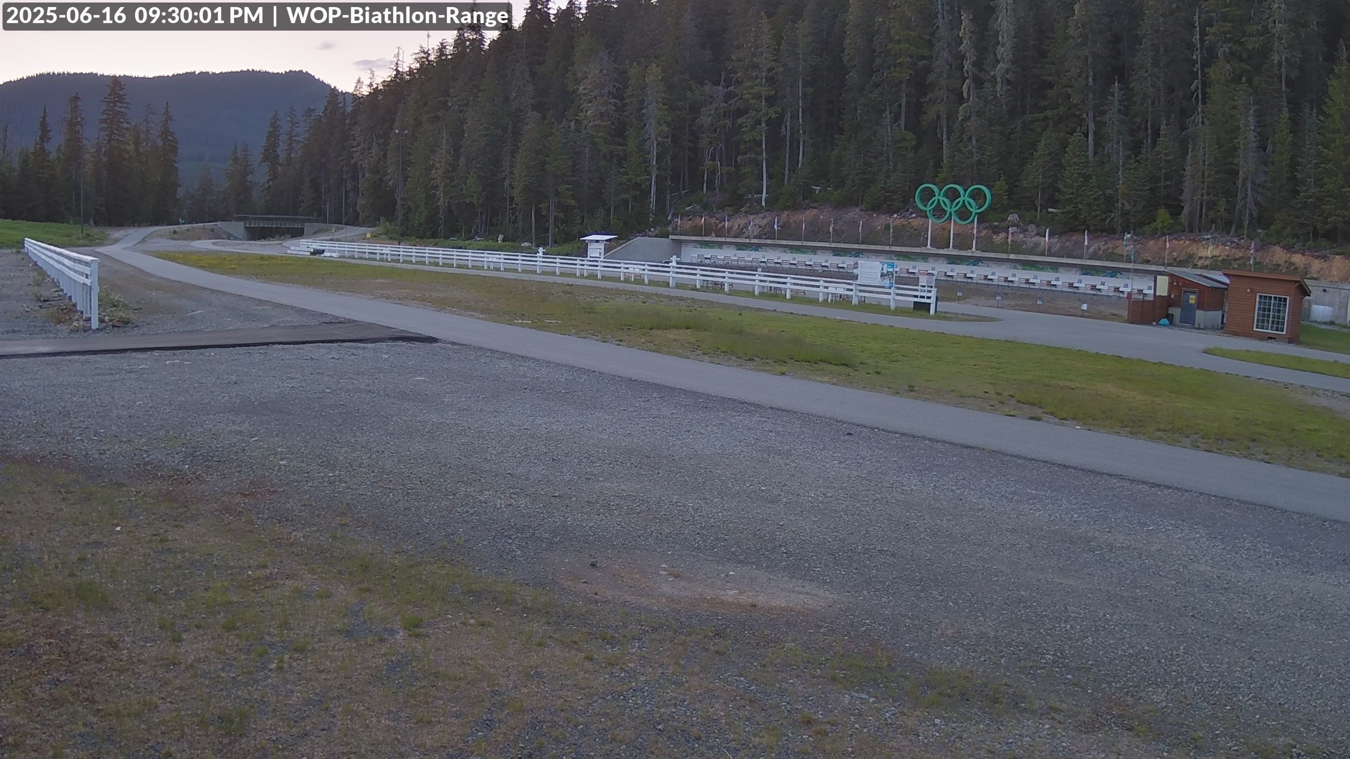 View looking North East to the Olympic Biathlon Range