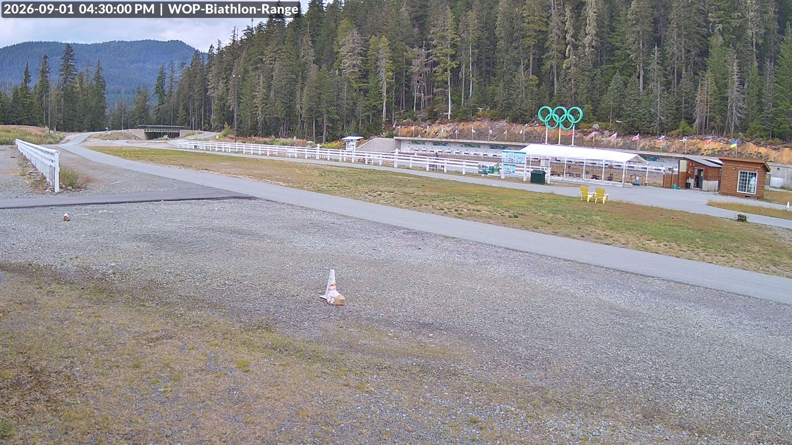 View looking North East to the Olympic Biathlon Range