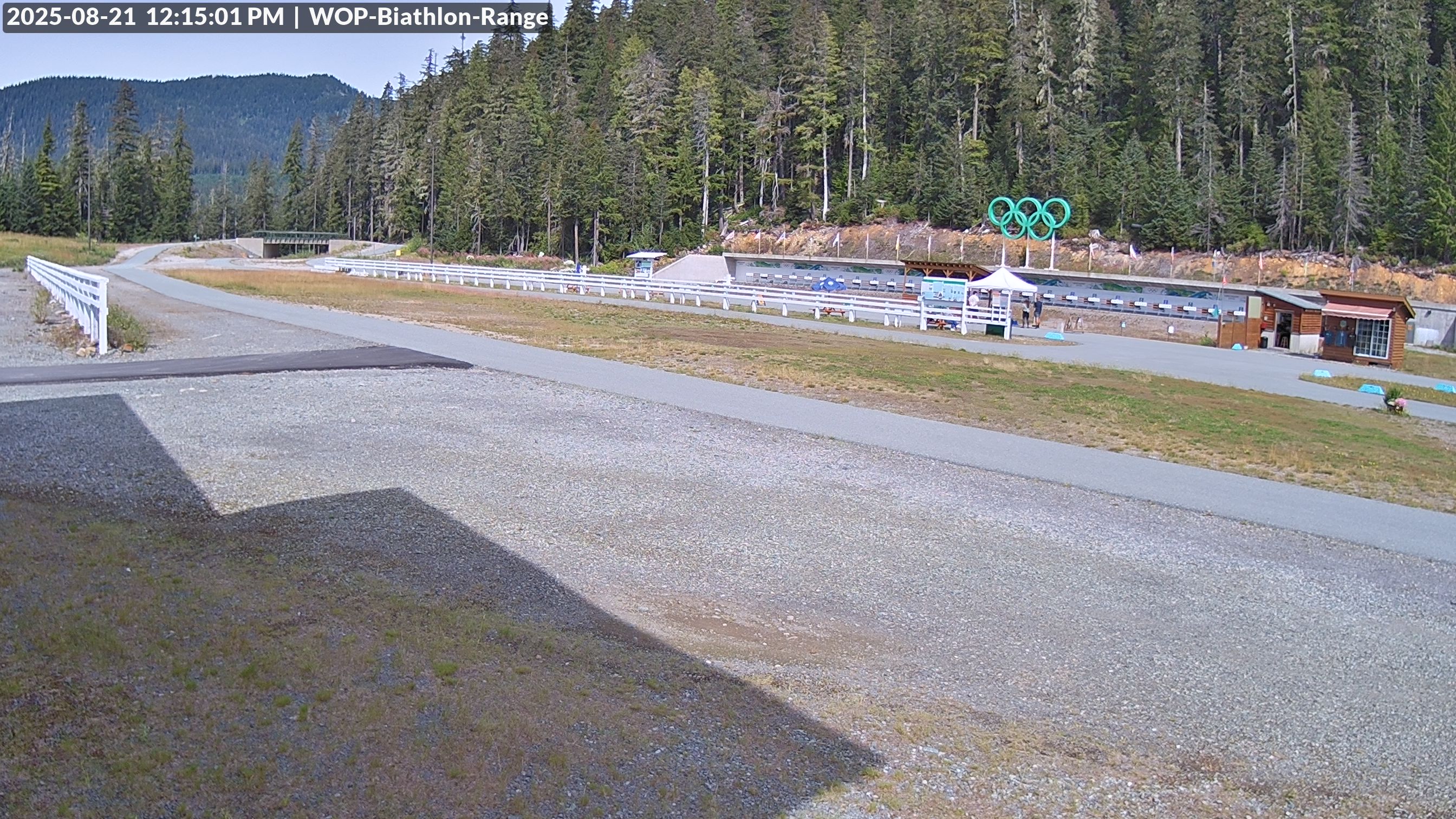 View looking North East to the Olympic Biathlon Range