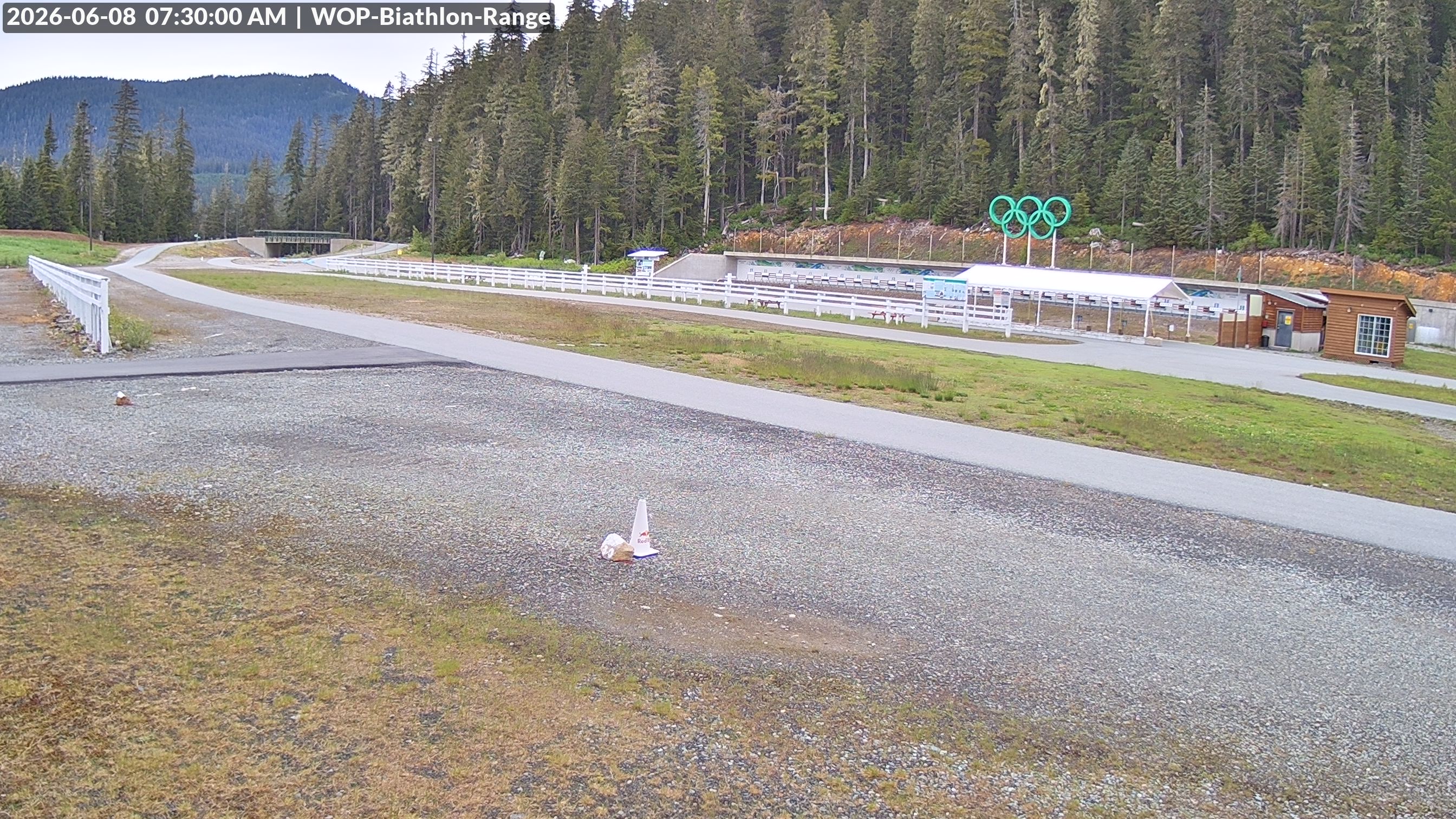 View looking North East to the Olympic Biathlon Range
