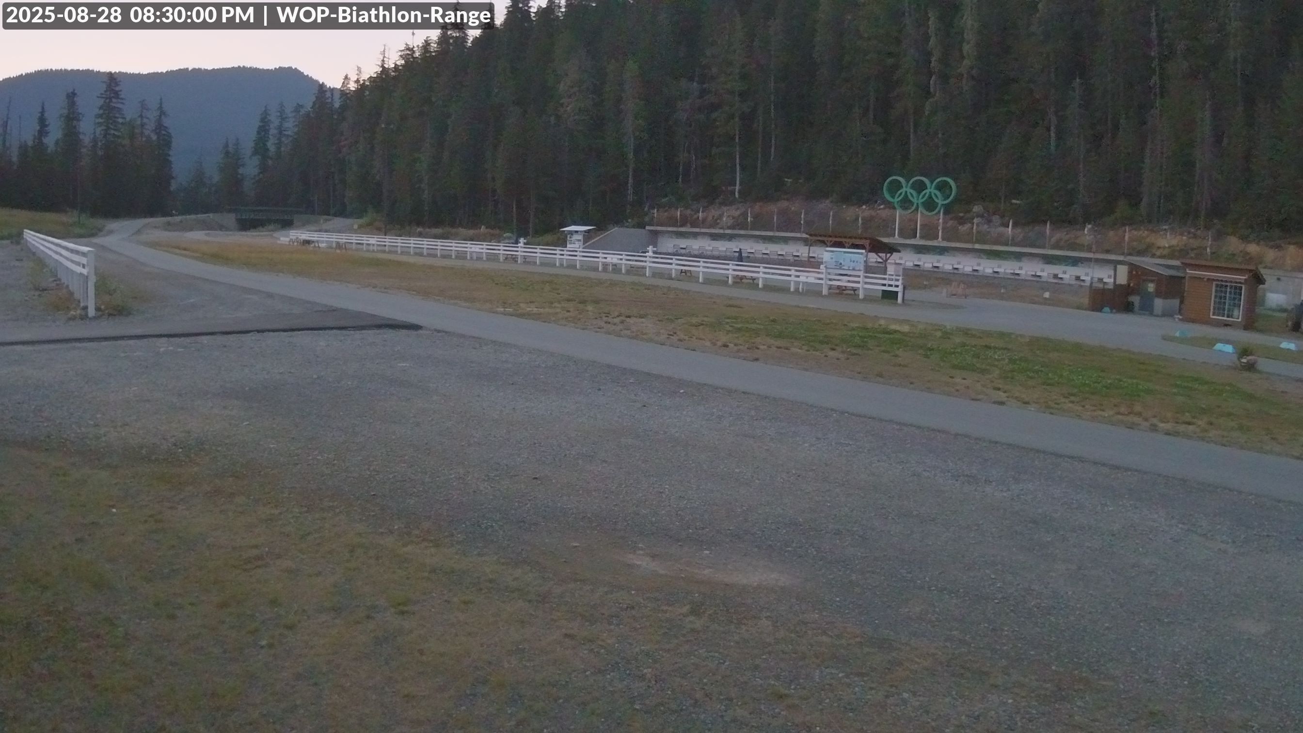 View looking North East to the Olympic Biathlon Range