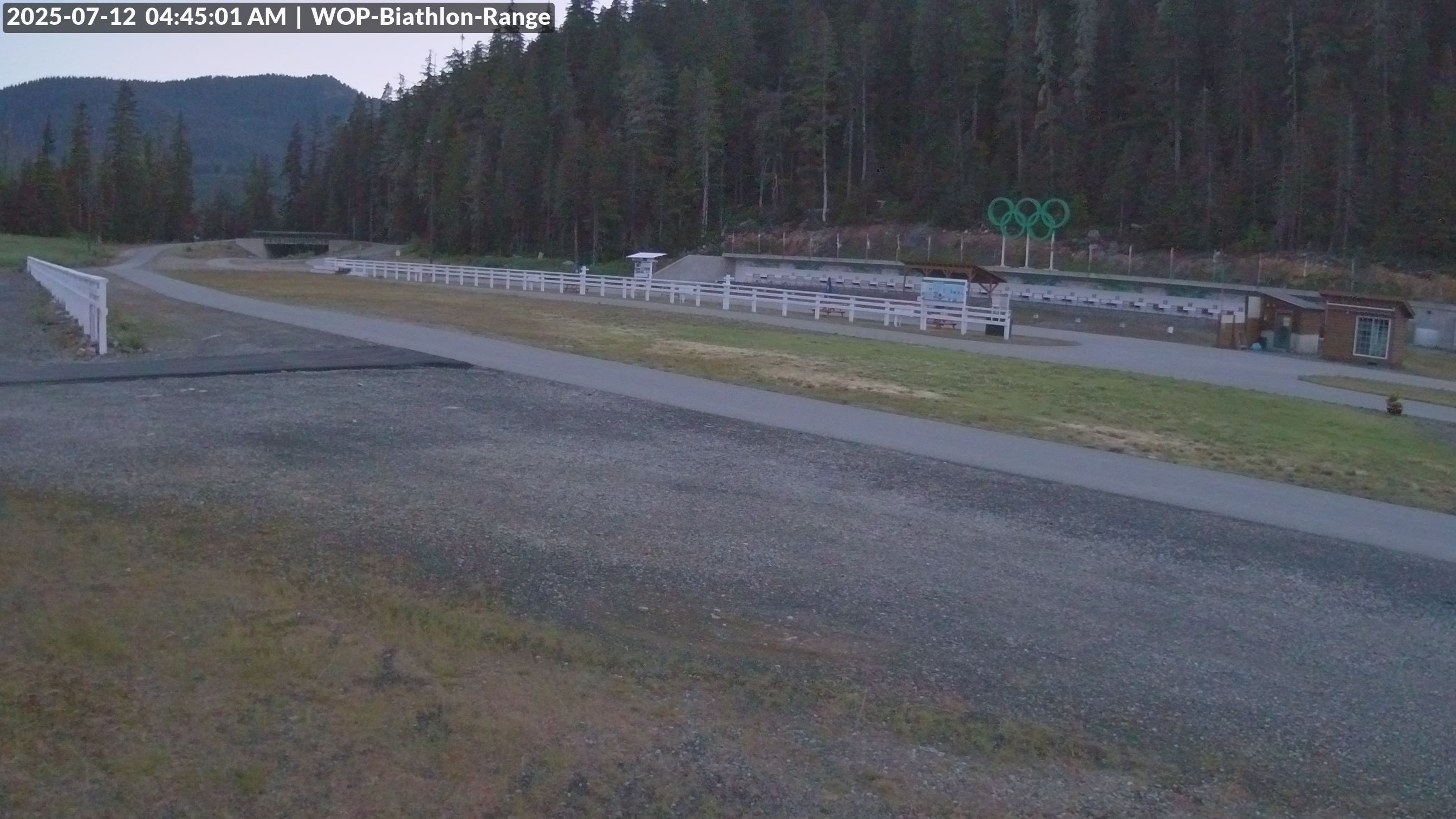 View looking North East to the Olympic Biathlon Range