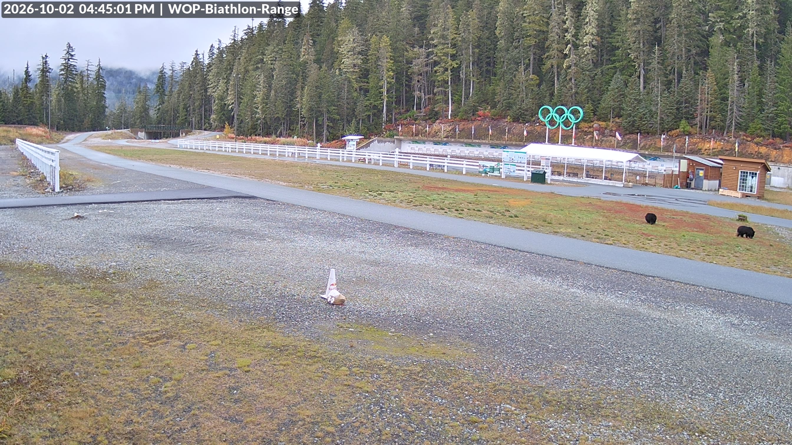 View looking North East to the Olympic Biathlon Range