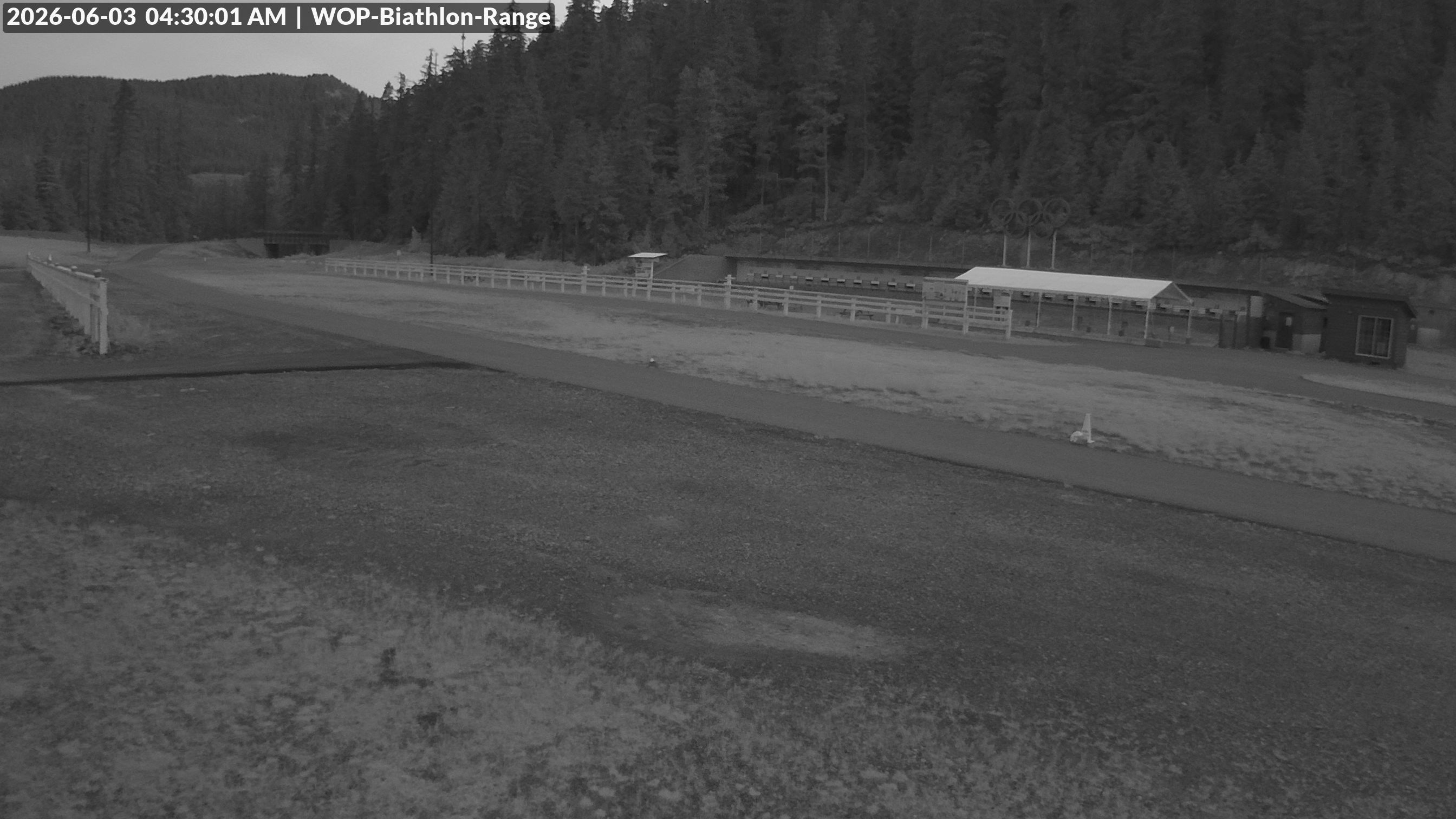 View looking North East to the Olympic Biathlon Range