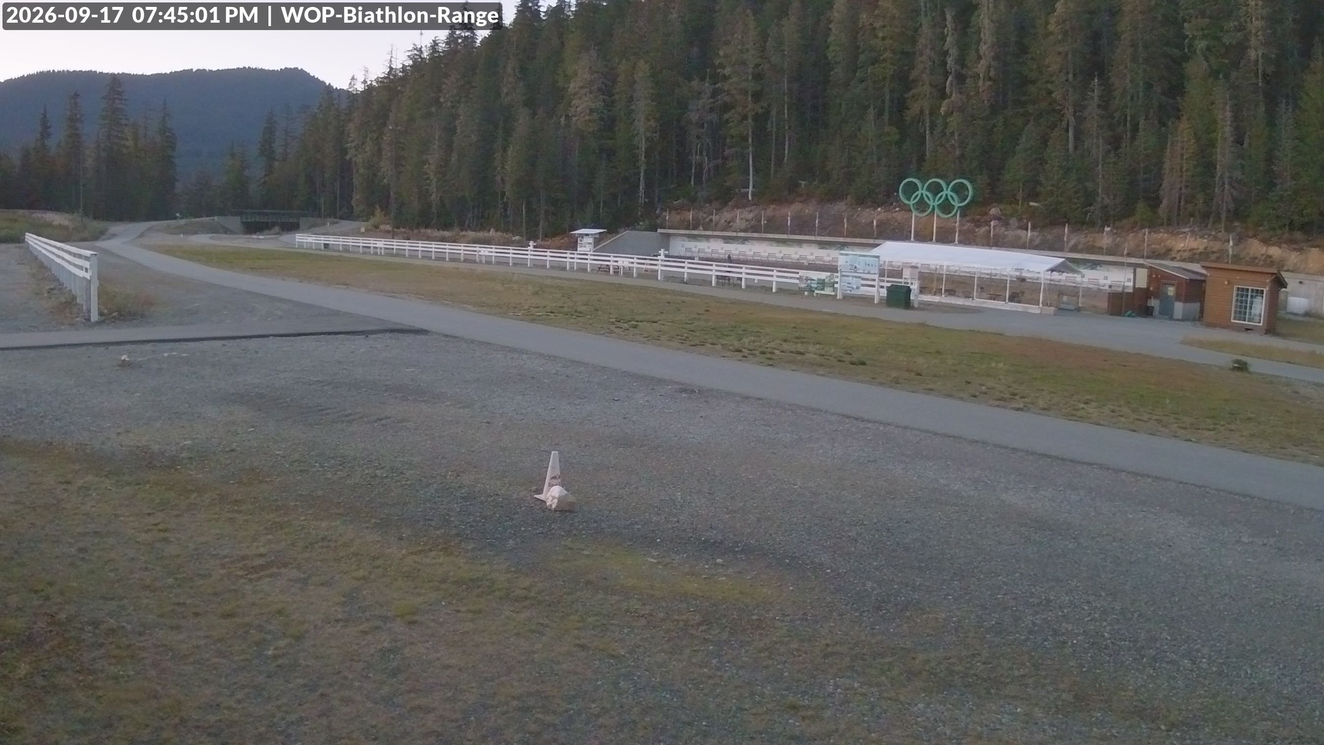 View looking North East to the Olympic Biathlon Range