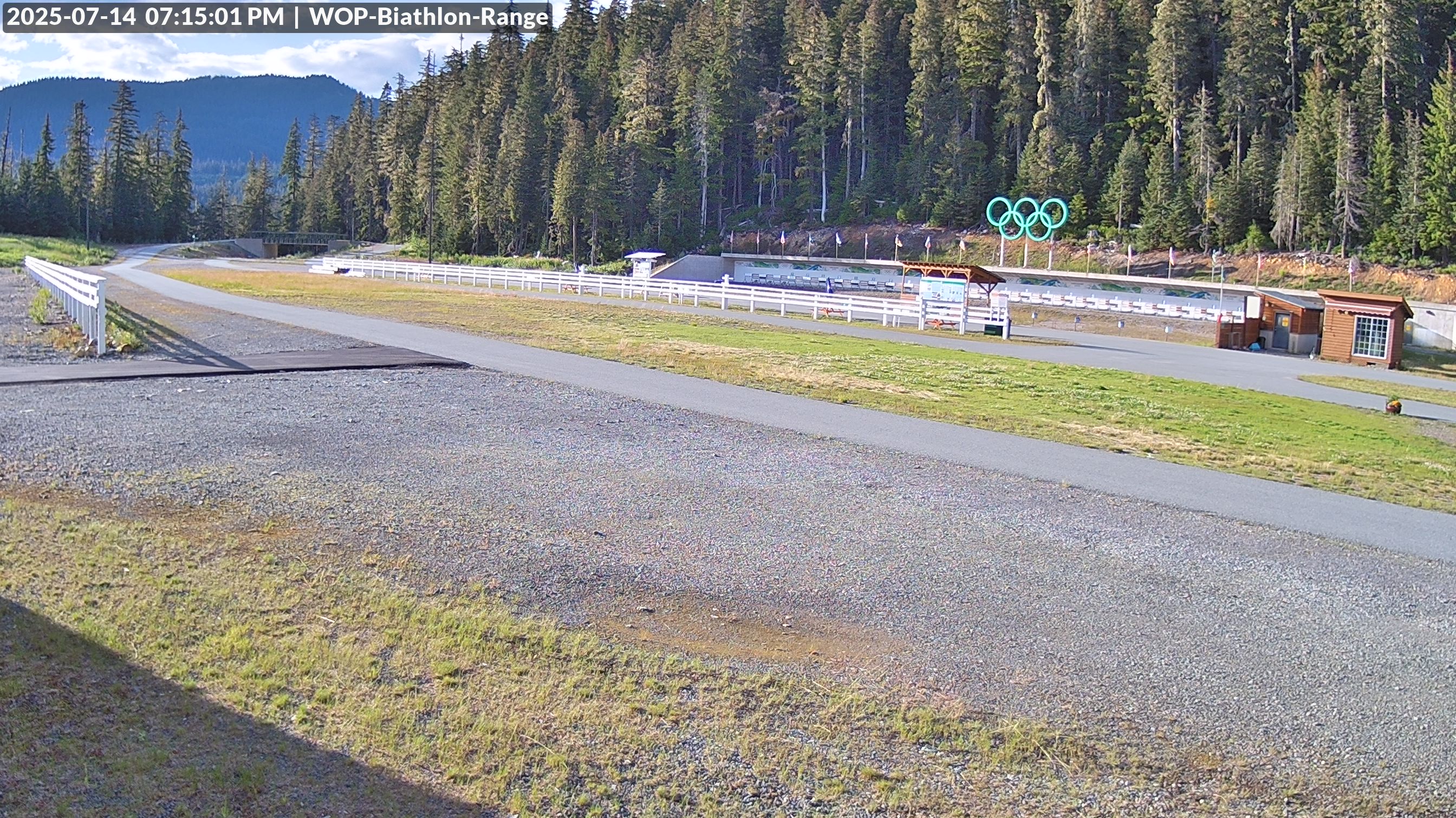 View looking North East to the Olympic Biathlon Range