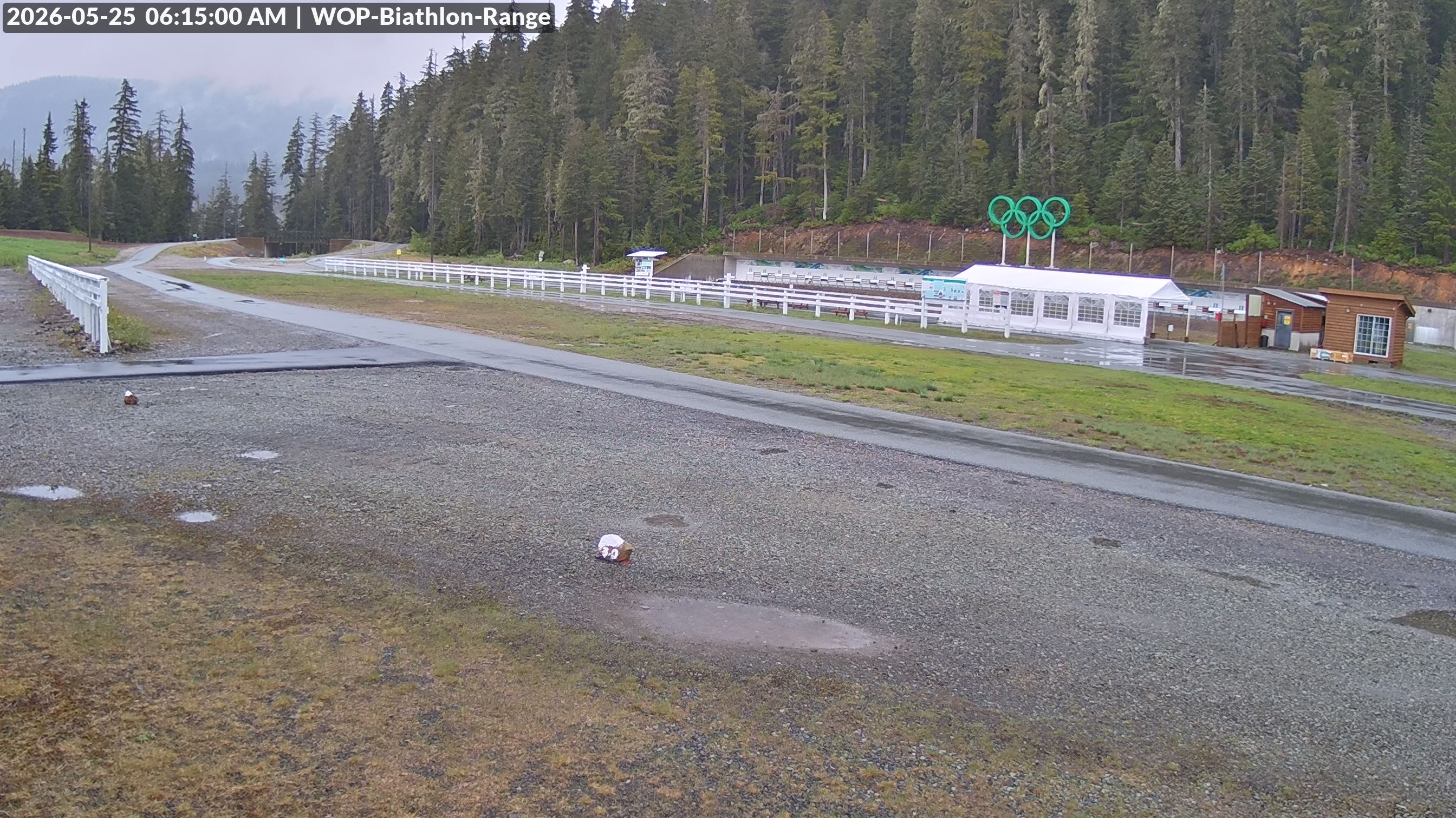 View looking North East to the Olympic Biathlon Range