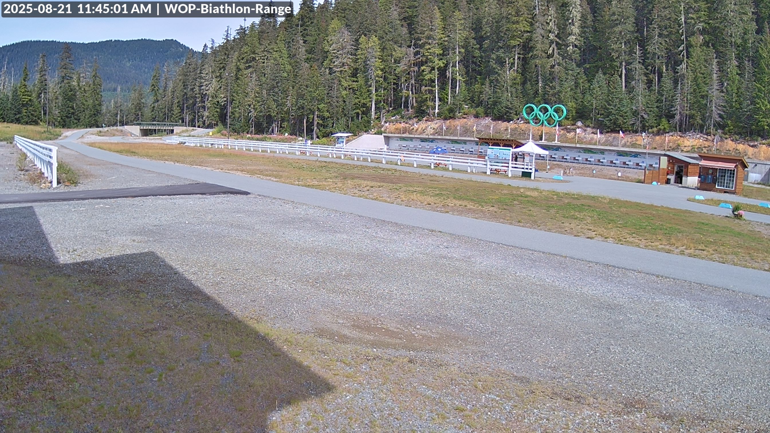 View looking North East to the Olympic Biathlon Range