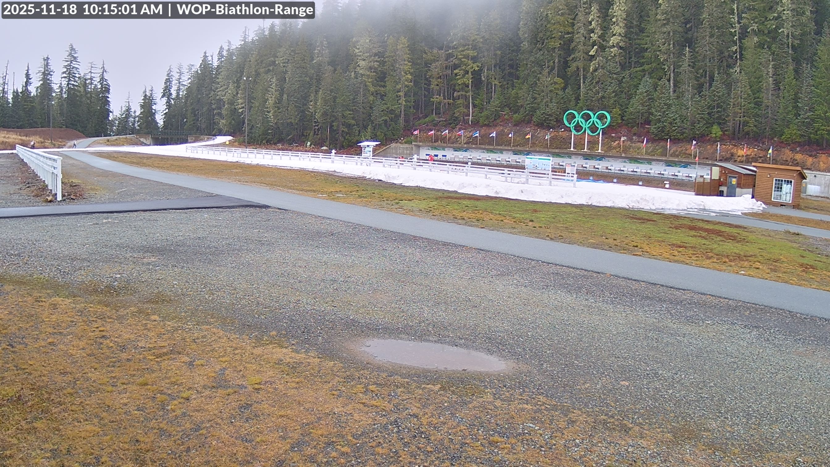 View looking North East to the Olympic Biathlon Range