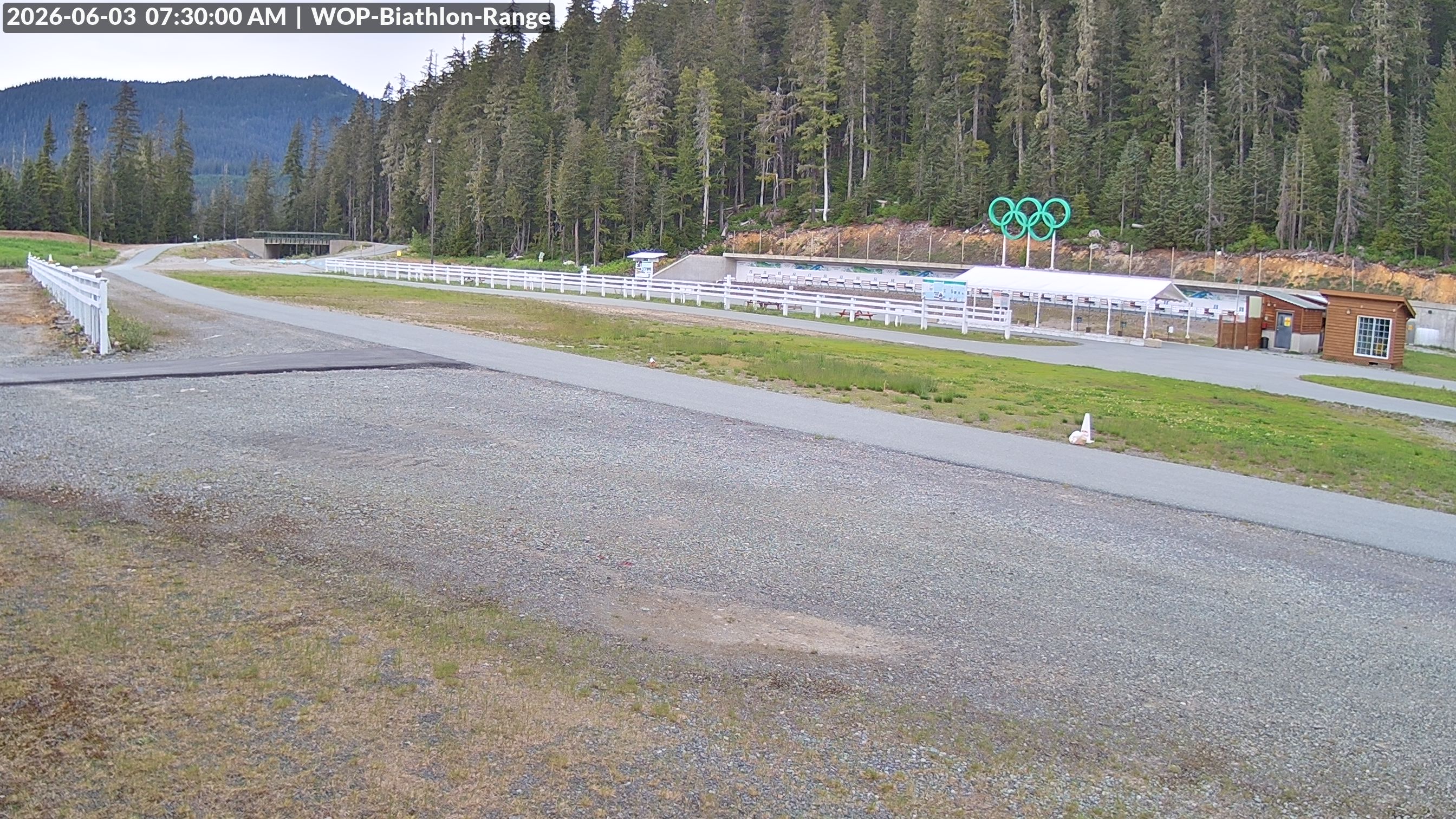 View looking North East to the Olympic Biathlon Range