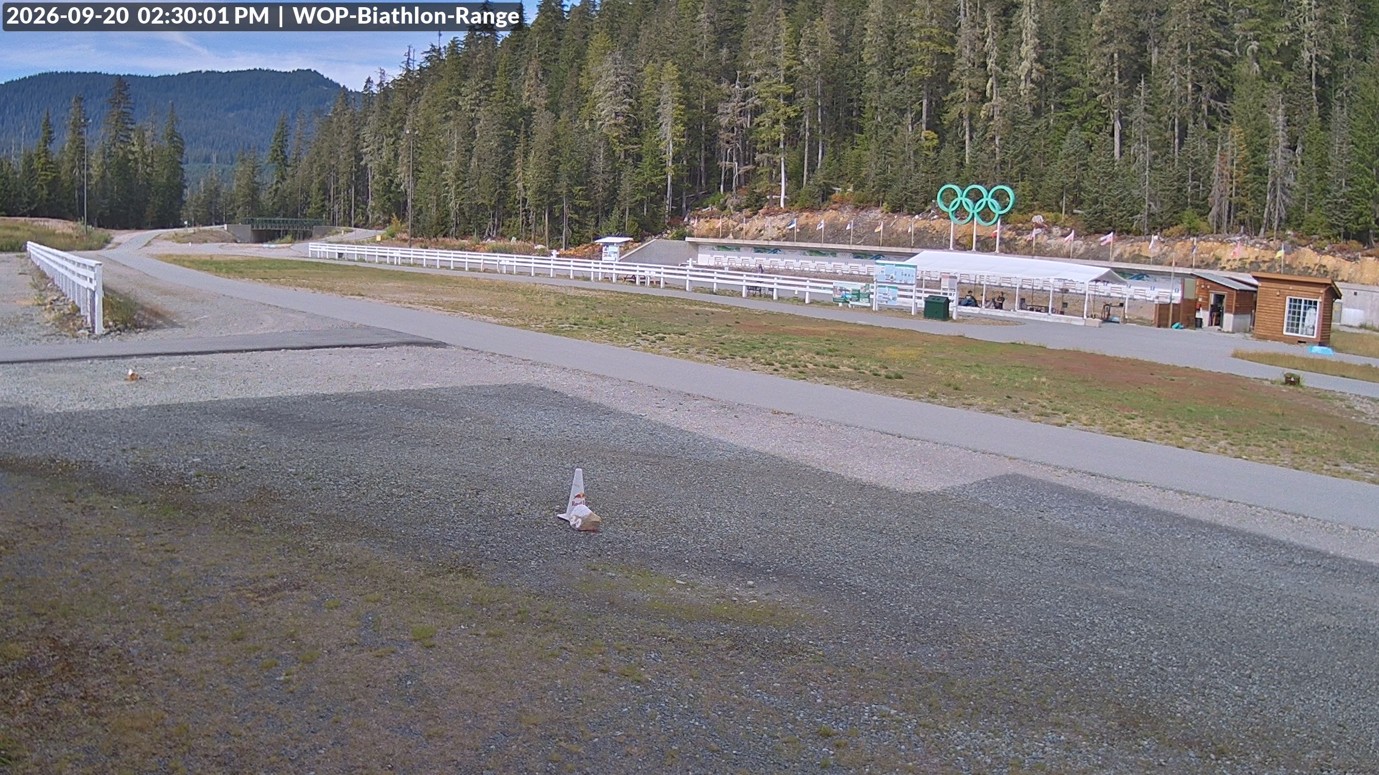 View looking North East to the Olympic Biathlon Range
