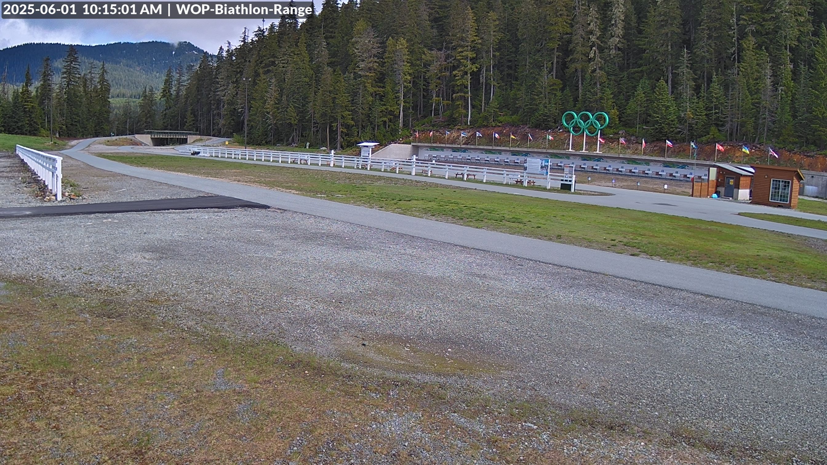 View looking North East to the Olympic Biathlon Range