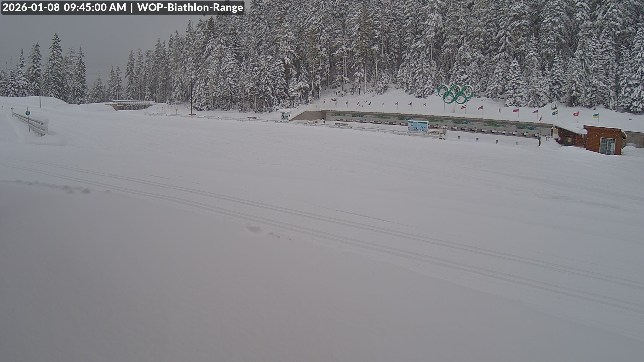 View looking North East to the Olympic Biathlon Range